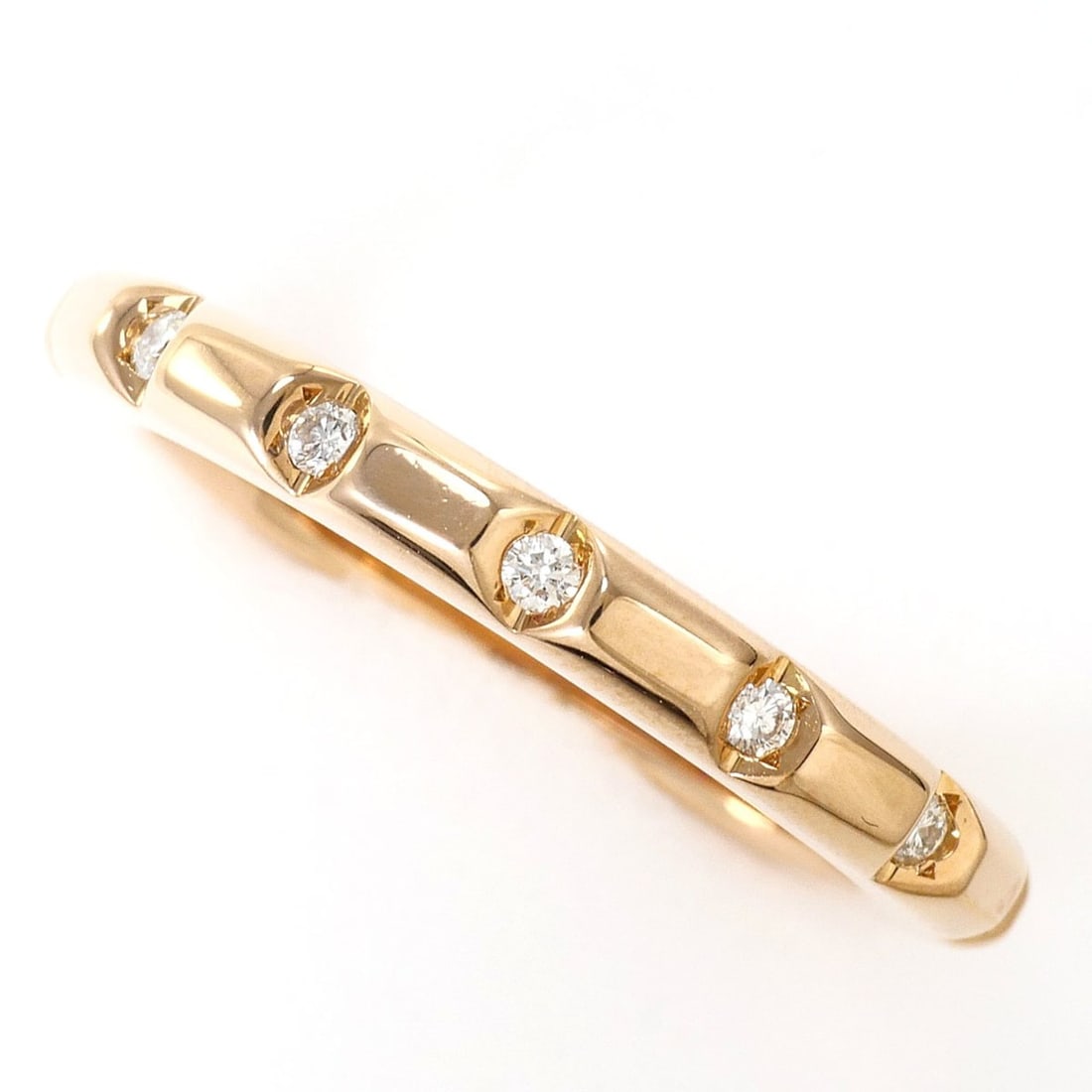 18K (18-karat) Pink Gold Ring with 0.12ct Diamond and Ruby, Certificate of Authenticity Included,: --- Catalog ---Category: SizeWidth: 2mm / 0.08''Weight: 4.9g / 0.17oz.JP Size: 10US Size: 5.5Category: DesignType: Band ringColor: Pink goldStone: Diamond, RubyGender: WomenMaterial: Pink gold (18K)Ca