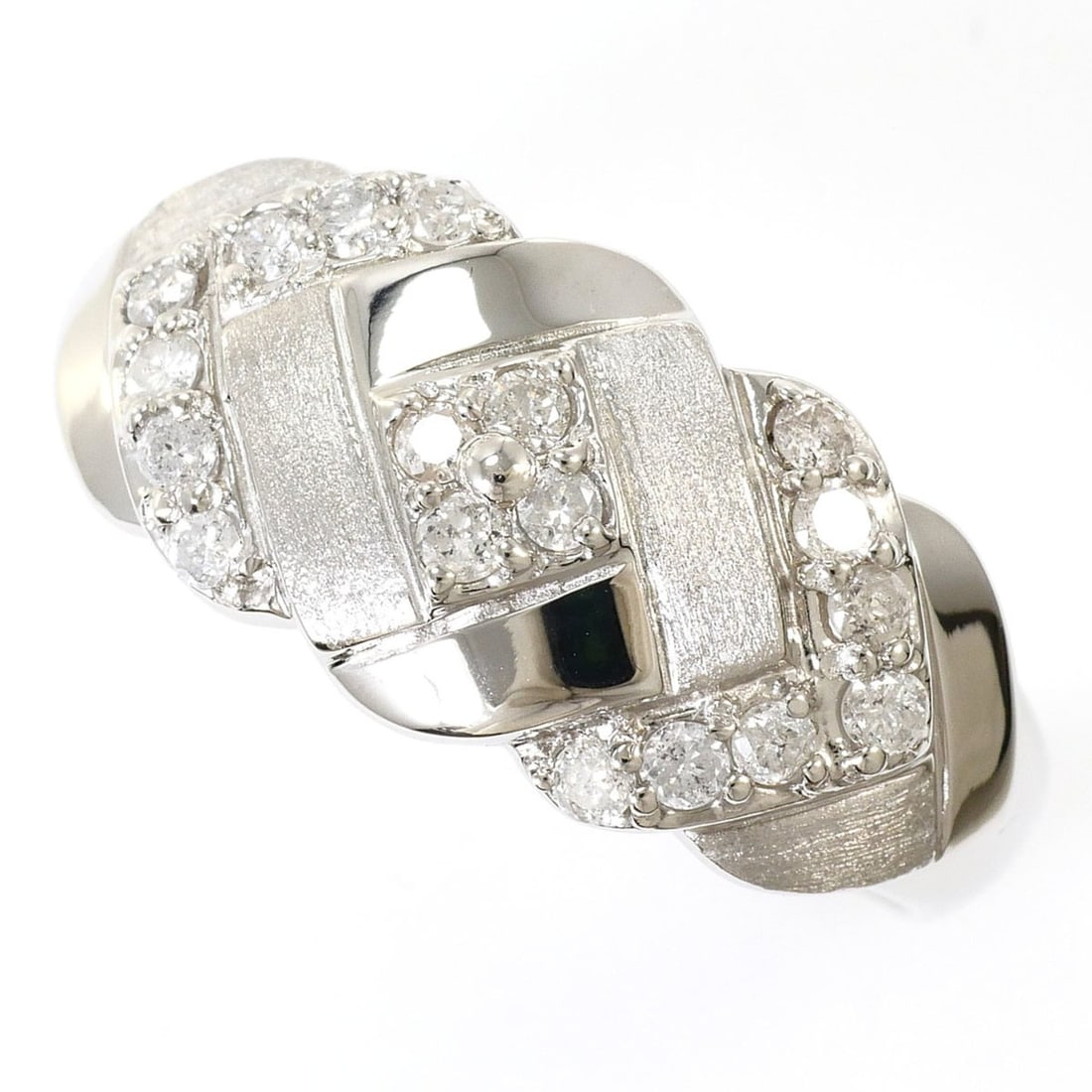 PT1000 Platinum Ring, 1 Diamond (0.39ct), with Appraisal Certificate, Total Weight 6.9g, Jewelry: --- Catalog ---Category: SizeWidth: 10mm / 0.39''Weight: 6.9g / 0.24oz.JP Size: 18.5US Size: 9Category: DesignType: Band ringColor: PlatinumMetal: PlatinumStone: DiamondGender: WomenMaterial: Platinum