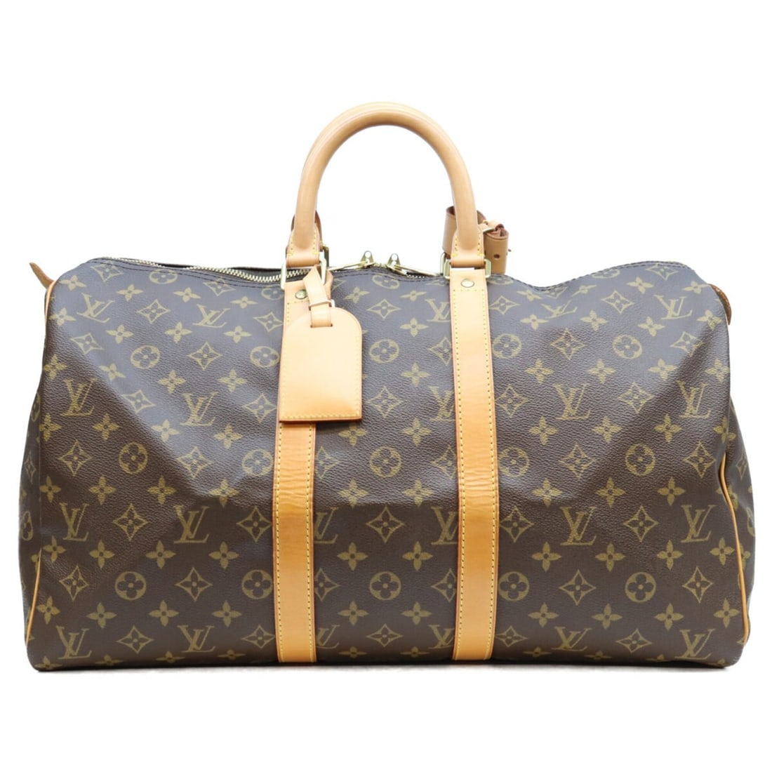 LOUIS VUITTON M41428 Brown Monogram Keepall 45 Boston Bag Gold Hardware Men's: --- Catalog ---Category: SizeSize (HxWxD): 28cm x 46cm x 22cm / 11.02'' x 18.11'' x 8.66''Category: DesignType: Boston bagColor: BrownGender: MenMaterial: Monogram Hardware Color: GoldCategory: Genera