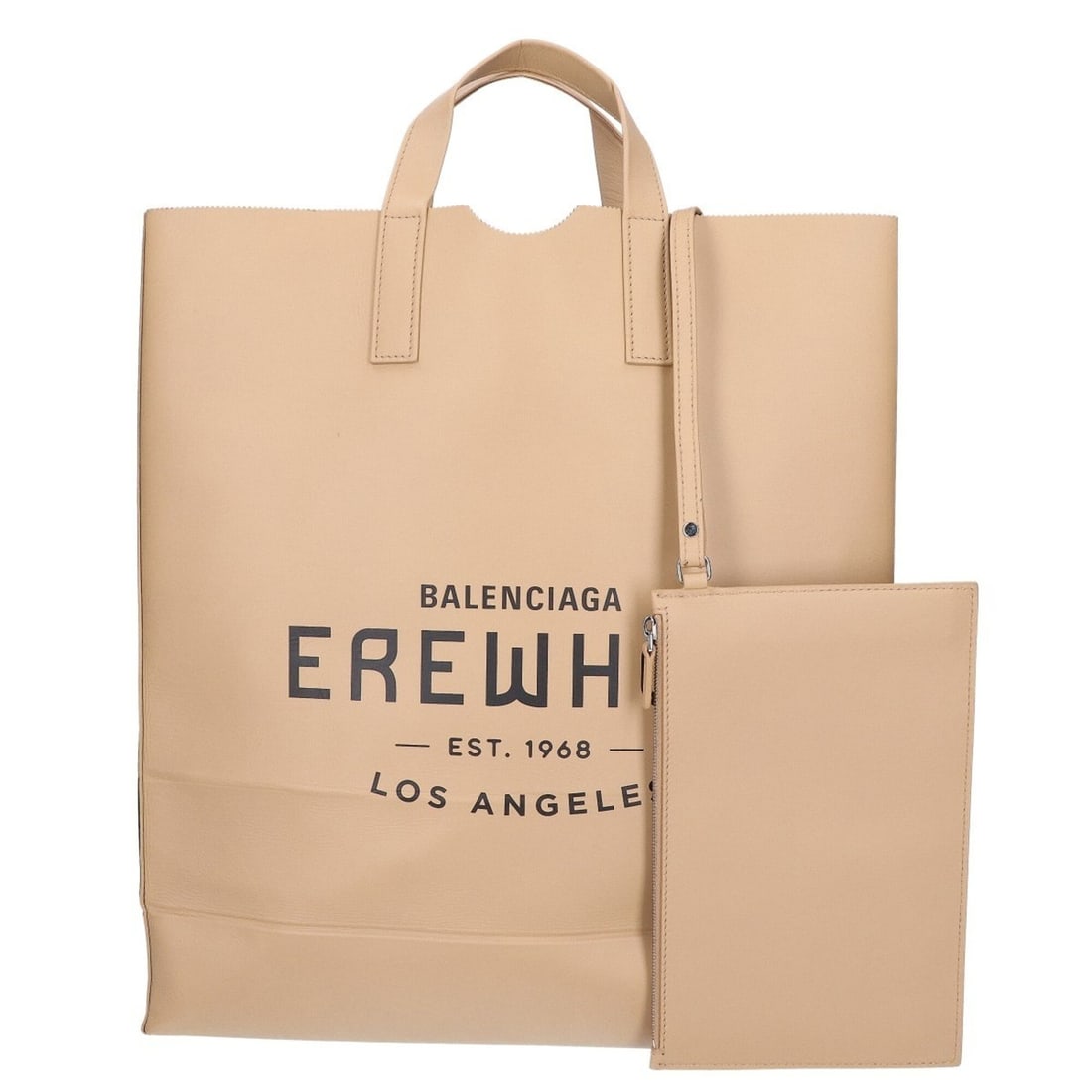 BALENCIAGA Balenciaga 24AW 792842 EREWHON LOS ANGELESN Leather Craft Shopper Tote Bag Beige Women's: --- Catalog ---Category: SizeSize (HxWxD): 39cm x 35.5cm x 13cm / 15.35'' x 13.97'' x 5.11''Category: DesignType: Tote bagColor: BeigeGender: WomenMaterial: Leather Category: GeneralBrand: Balenciaga-