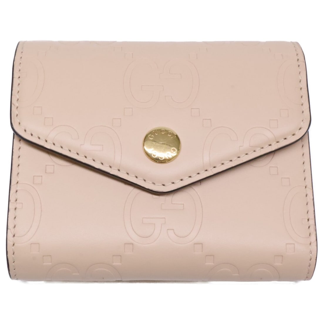 GUCCI 772793 AAC1Q 5701 GG Pattern Medium Wallet Tri-fold (with coin purse) Light Beige Women's: --- Catalog ---Category: SizeSize (HxWxD): 9.5cm x 11.5cm x 3cm / 3.74'' x 4.52'' x 1.18''Category: DesignType: Wallet (tri-fold)Color: Light beigeGender: WomenMaterial: Leather Category: GeneralBrand