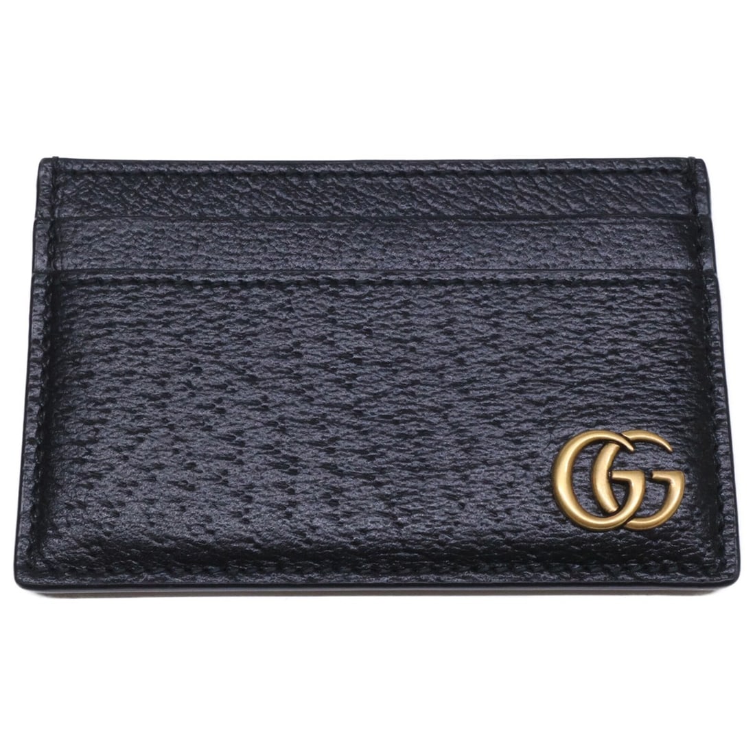 GUCCI 657588 Double G Pass Case/Business Card Holder/Card Case, Black, Men's: --- Catalog ---Category: DesignType: Card caseColor: BlackGender: MenMaterial: Leather Category: GeneralBrand: GucciCategory: Physical PropertiesSize (HxWxD): 7cm x 11cm / 2.75'' x 4.33''--- Item List