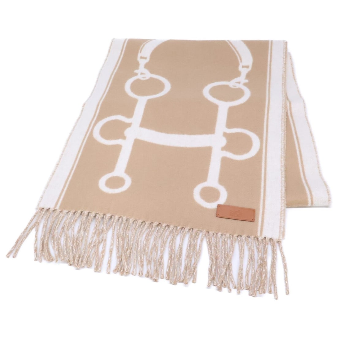 HERMES Hermes Mall Equestrian Pattern Cashmere Stole Scarf Camel Ivoire Women's: --- Catalog ---Category: SizeSize (LxW): 1.76m x 31.5cm / 69.29'' x 12.4''Category: DesignType: StoleColor: CamelGender: WomenMaterial: Cashmere Category: GeneralBrand: Hermes--- Item List ---Section: