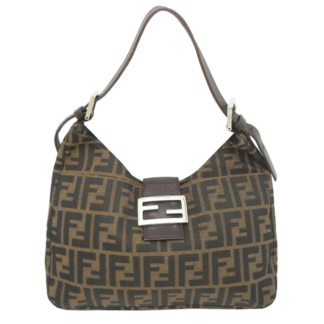 Fendi Women's Handbag 26569 Canvas Zucca Pattern (Brown): --- Catalog ---Category: SizeSize (HxWxD): 24cm x 30cm x 4cm / 9.44'' x 11.81'' x 1.57''Category: DesignType: HandbagColor: BrownGender: WomenMaterial: Canvas Category: GeneralBrand: Fendi--- Item Lis