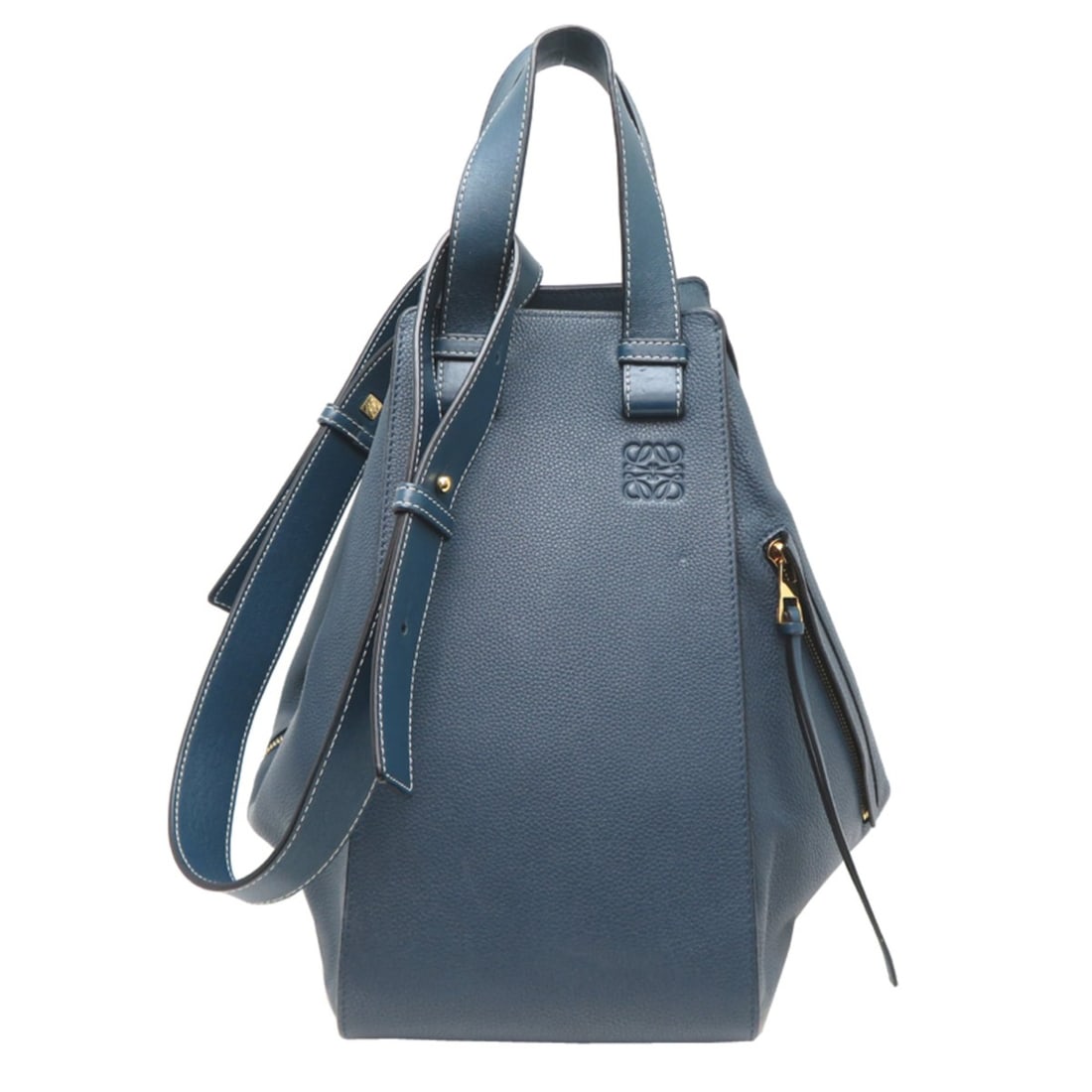 Loewe Hammock Medium Women's Handbag, Leather, Blue (1 of 12)