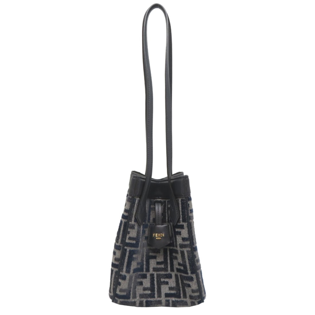 Fendi Origami Shoulder Bag for Women, 8BS083 ASU0, Canvas, Navy: --- Catalog ---Category: SizeSize (HxWxD): 19cm x 15cm x 15cm / 7.48'' x 5.9'' x 5.9''Category: DesignType: Shoulder bagColor: NavyGender: WomenMaterial: Canvas , Leather Category: GeneralMPN: 8BS083 
