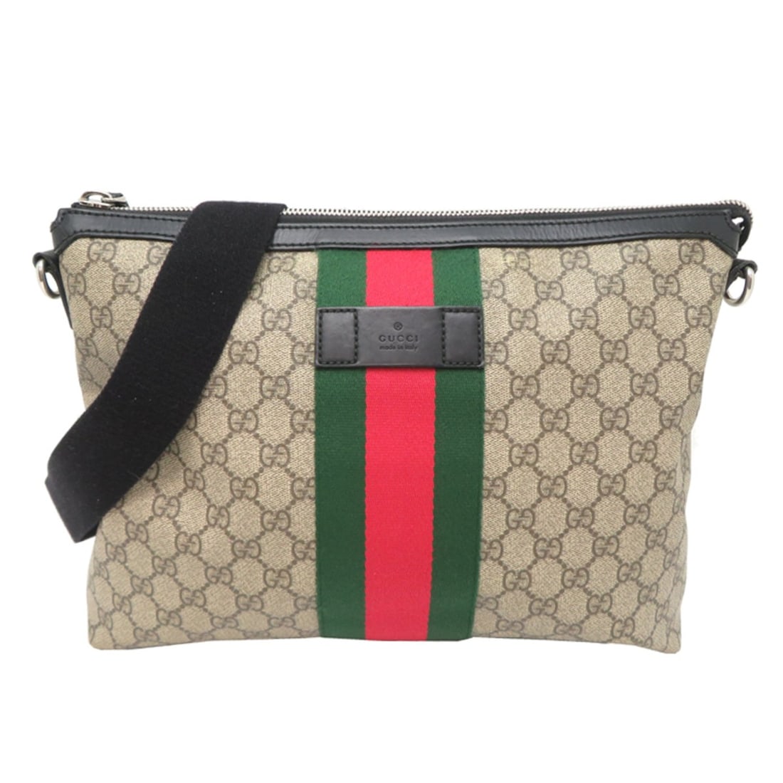 Gucci Sherry Line Shoulder Bag, Women's Messenger 523335, Canvas, Beige: --- Catalog ---Category: SizeSize (HxWxD): 26cm x 34cm x 5cm / 10.23'' x 13.38'' x 1.96''Category: DesignType: Messenger bag, Shoulder bagColor: BeigeGender: WomenMaterial: Canvas , Leather Category: 