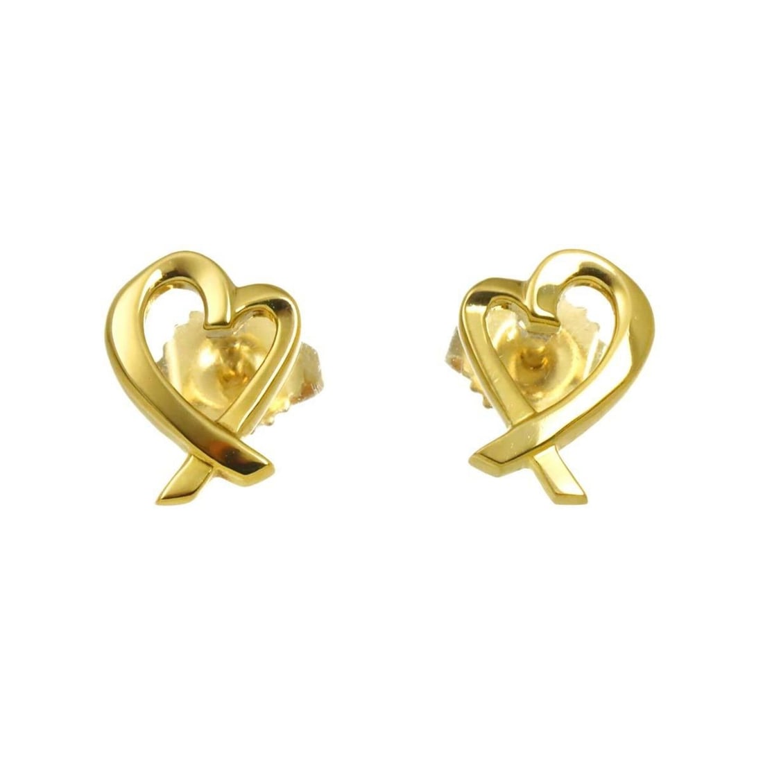Tiffany & Co. Loving Heart Earrings, 18K Yellow Gold (750), Pierced Earrings: --- Catalog ---Category: SizeSize (HxWxD): 10.10mm x 7.70mm / 0.40'' x 0.30''Category: DesignType: Stud earringsColor: GoldGender: WomenMaterial: Yellow gold (18K)Category: GeneralBrand: Tiffany--- It