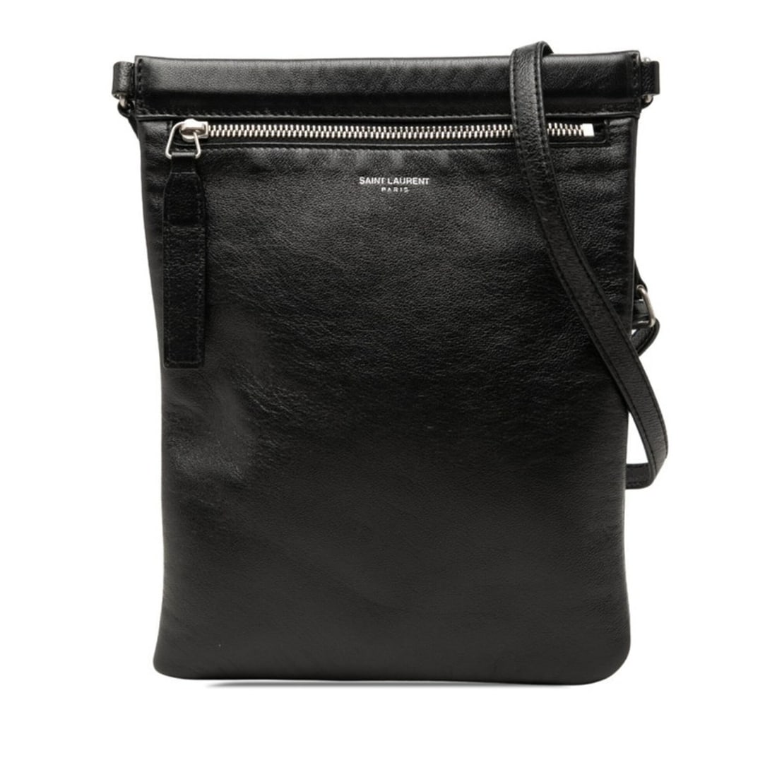 Saint Laurent Shoulder Bag Pochette 581697 Black Leather Women's SAINT LAURENT: --- Catalog ---Category: SizeSize (HxWxD): 23cm x 17.5cm x 1cm / 9.05'' x 6.88'' x 0.39''Category: DesignType: Pochette, Shoulder bagColor: BlackGender: WomenMaterial: Leather Category: GeneralMPN: 58