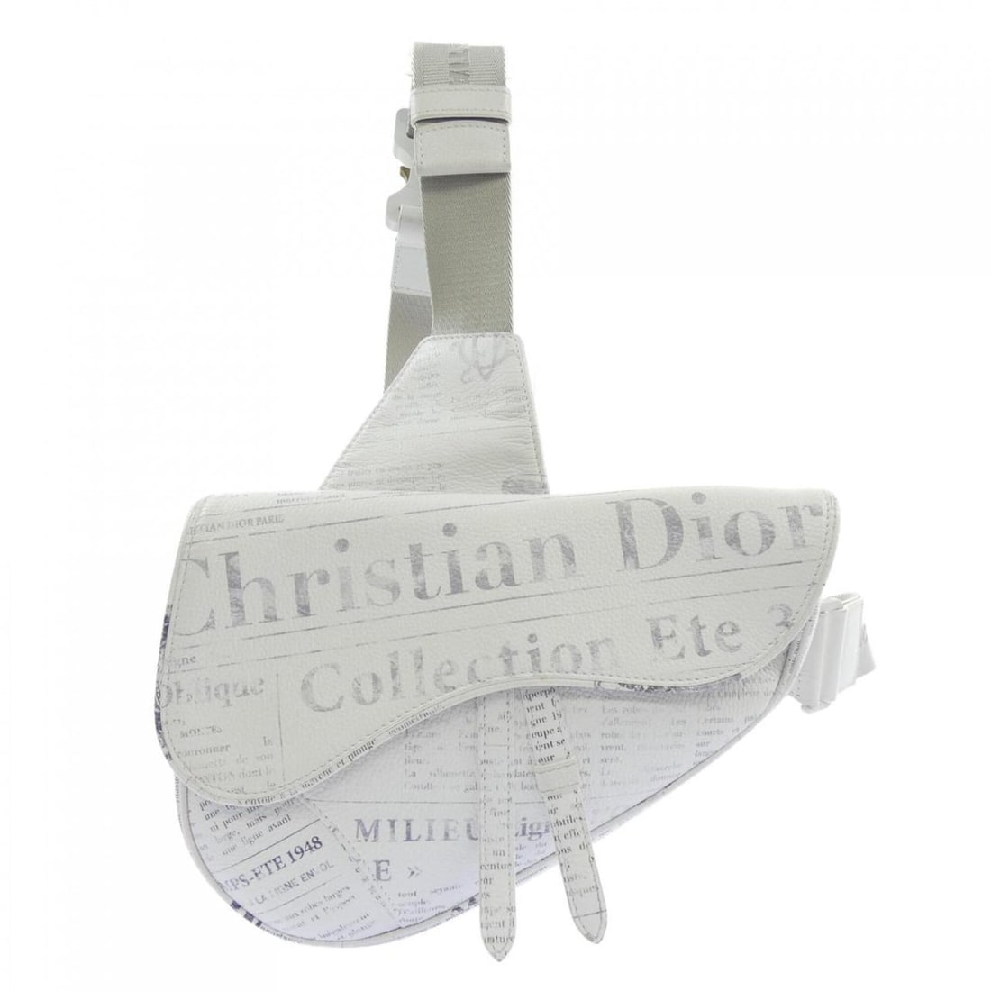 Christian Dior Dior DIOR Saddle Daniel Arsham handbag: --- Catalog ---Category: SizeSize (HxWxD): 20cm x 27cm x 3.5cm / 7.87'' x 10.62'' x 1.37''Category: DesignType: Handbag, Saddle bagColor: Gray, WhiteGender: MenCategory: GeneralBrand: Christian Dior--