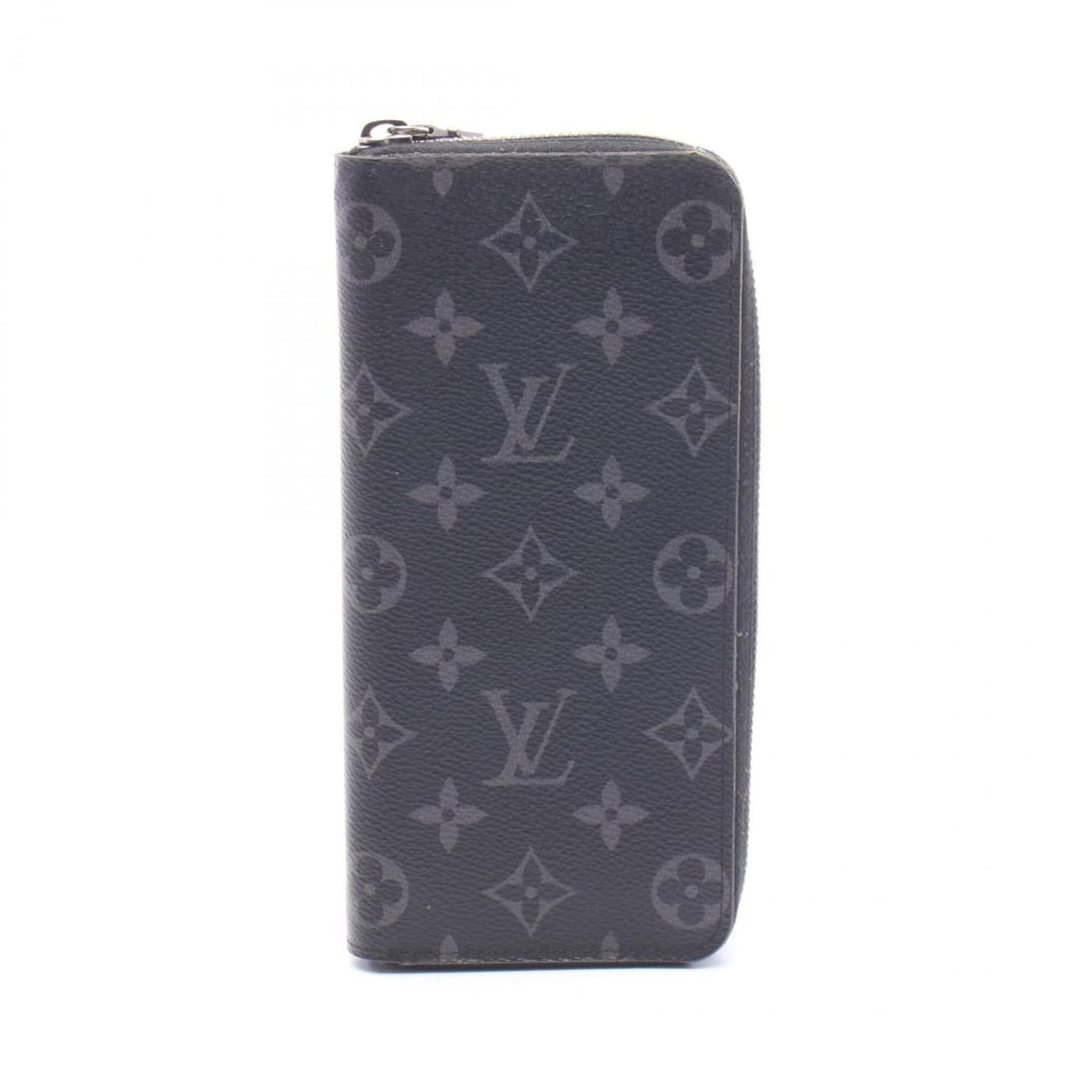 Louis Vuitton Zippy Wallet Vertical Monogram Eclipse Round Long Leather Men's Black M62295: --- Catalog ---Category: SizeSize (HxWxD): 20cm x 9.5cm x 2cm / 7.87'' x 3.74'' x 0.78''Category: DesignType: Long wallet (bi-fold)Color: BlackGender: MenMaterial: Cuir Ombre leather , PVC Category: G