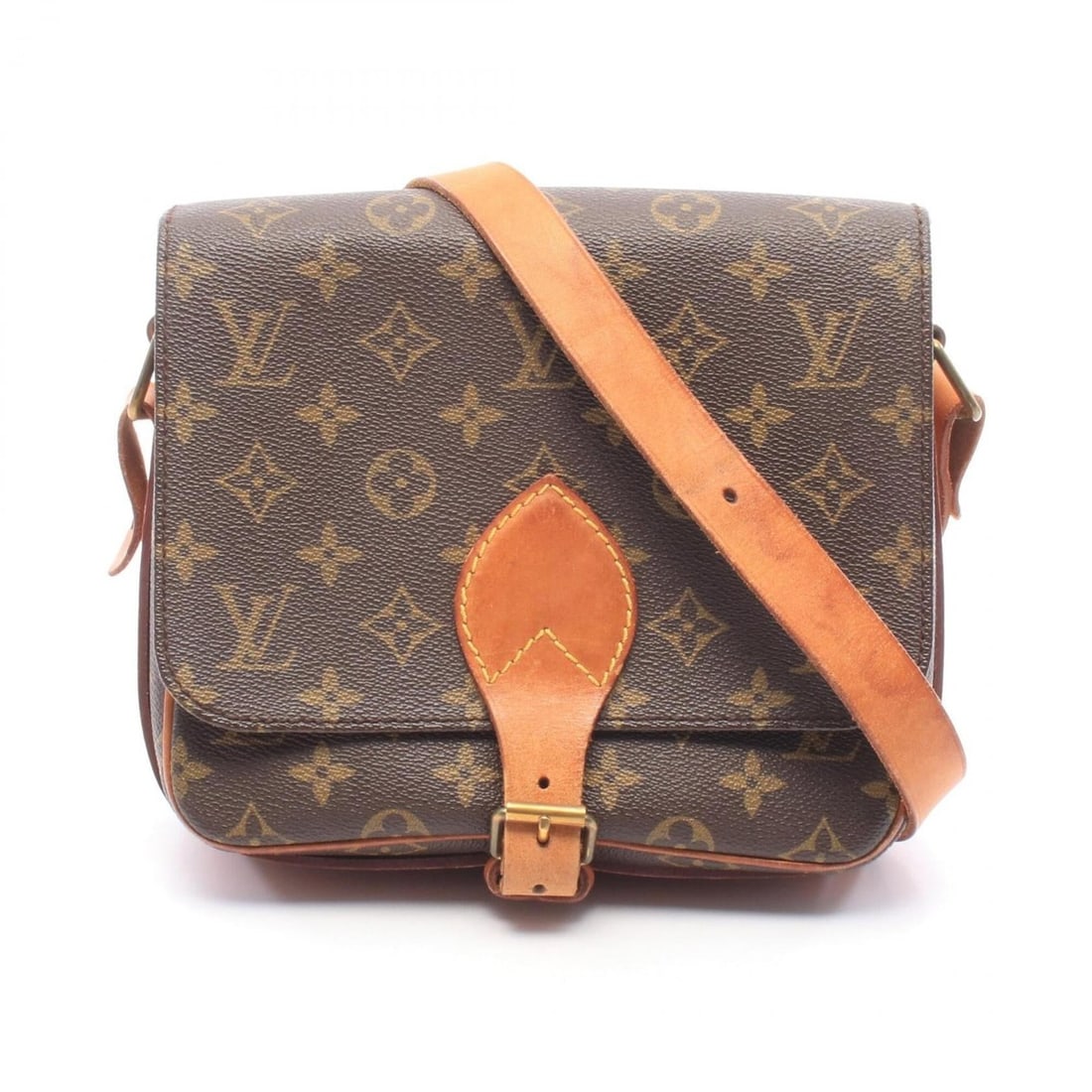 Louis Vuitton LOUIS VUITTON Cartouchiere MM Monogram Shoulder Bag Handbag Coated Canvas Leather: --- Catalog ---Category: SizeSize (HxWxD): 18cm x 21cm x 7cm / 7.08'' x 8.26'' x 2.75''Category: DesignType: Handbag, Shoulder bagColor: BrownGender: WomenMaterial: PVC , Leather Category: GeneralMPN: