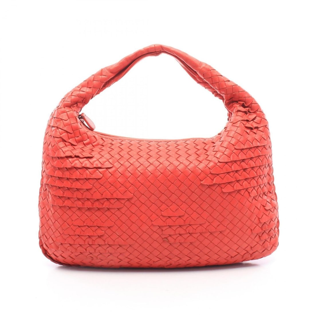 Bottega Veneta Intrecciato Shoulder Bag/Handbag, Leather, Women's, Red, Item No. 115653: --- Catalog ---Category: SizeSize (HxWxD): 25cm x 38cm x 2cm / 9.84'' x 14.96'' x 0.78''Category: DesignType: Handbag, Shoulder bagColor: Red colorGender: WomenMaterial: Leather Category: GeneralMPN: 