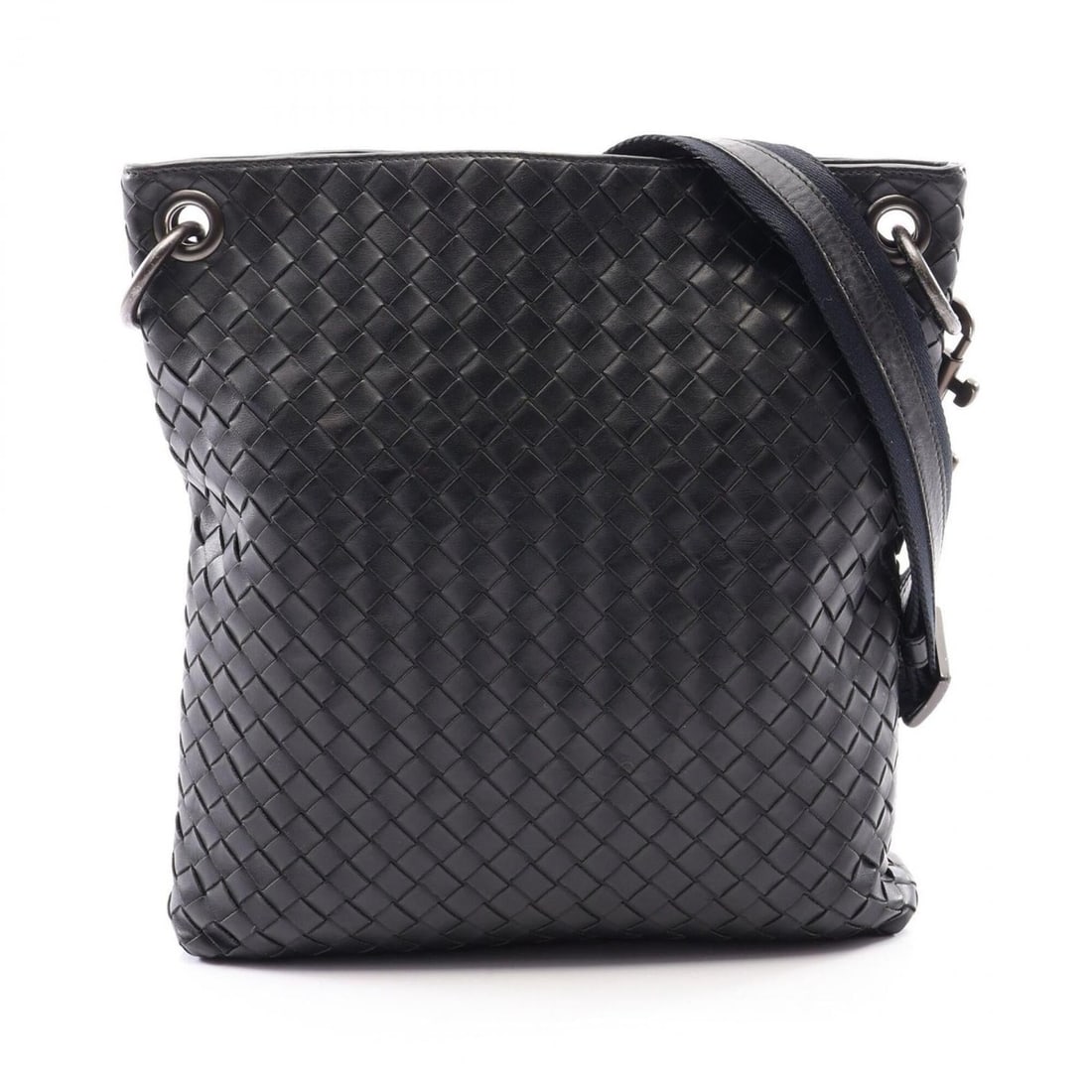Bottega Veneta Intrecciato Shoulder Bag/Handbag, Leather, Men's, Black: --- Catalog ---Category: SizeSize (HxWxD): 28cm x 26cm x 2cm / 11.02'' x 10.23'' x 0.78''Category: DesignType: Handbag, Shoulder bagColor: BlackGender: MenMaterial: Leather Category: GeneralBrand: Bot