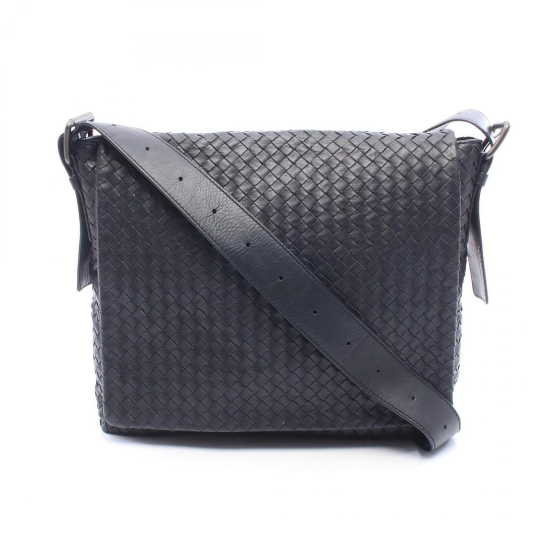 Bottega Veneta Intrecciato Shoulder Bag/Handbag, Leather, Men's, Navy: --- Catalog ---Category: SizeSize (HxWxD): 34cm x 35cm x 7cm / 13.38'' x 13.77'' x 2.75''Category: DesignType: Handbag, Shoulder bagColor: NavyGender: MenMaterial: Leather Category: GeneralBrand: Bott
