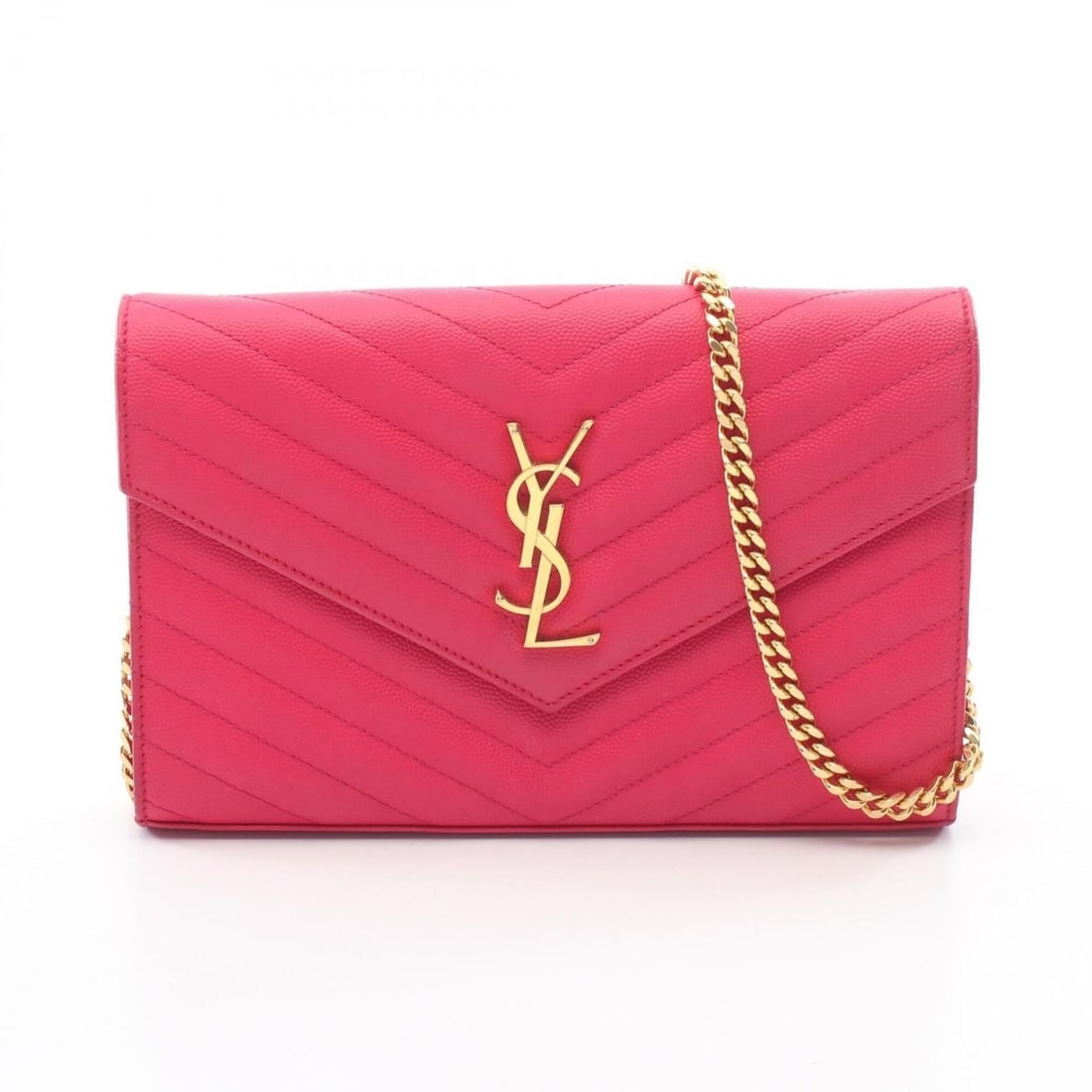 Yves Saint Laurent Saint Laurent Paris Cassandra Classic Shoulder Bag/Handbag, Leather, Women's,
