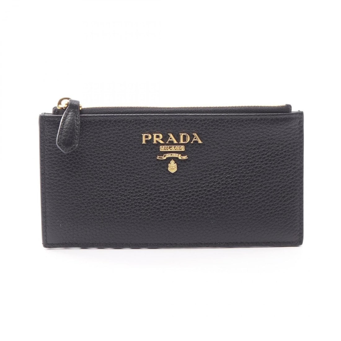 Prada PRADA Business Card Holder/Card Case Wallet/Coin Purse Leather Wallet for Women, Black: --- Catalog ---Category: DesignType: Card caseColor: BlackGender: WomenMaterial: Leather Category: GeneralBrand: PradaCategory: Physical PropertiesSize (HxWxD): 8.5cm x 15.5cm x 1cm / 3.34'' x 6.1'' x