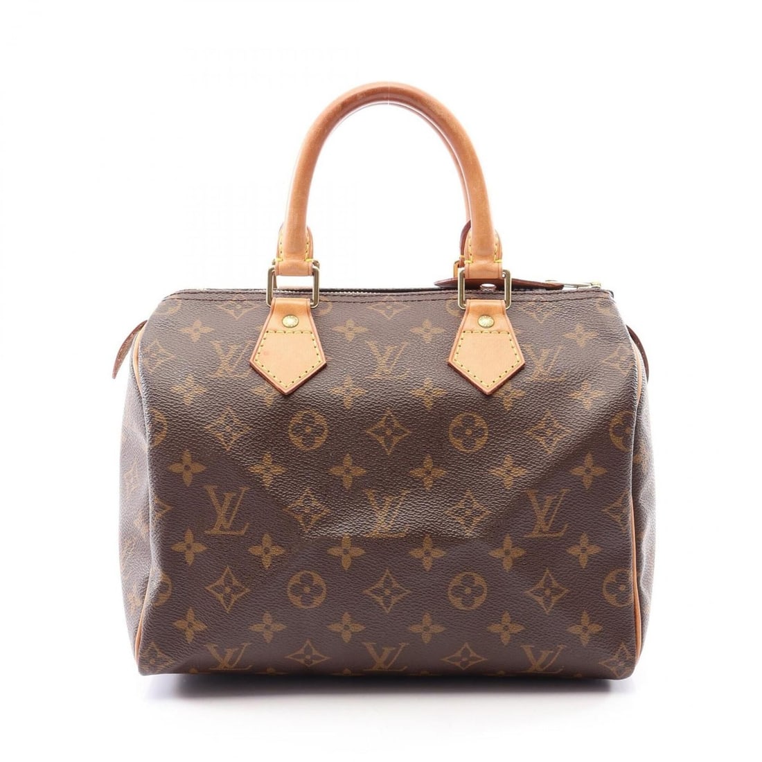 Louis Vuitton Speedy 25 Handbag, Coated Canvas and Leather, Monogram Pattern, Women's, Brown, M41528: --- Catalog ---Category: SizeSize (HxWxD): 18cm x 26cm x 14cm / 7.08'' x 10.23'' x 5.51''Category: DesignType: HandbagColor: BrownGender: WomenMaterial: Coated canvas , Leather , Monogram Category: Ge