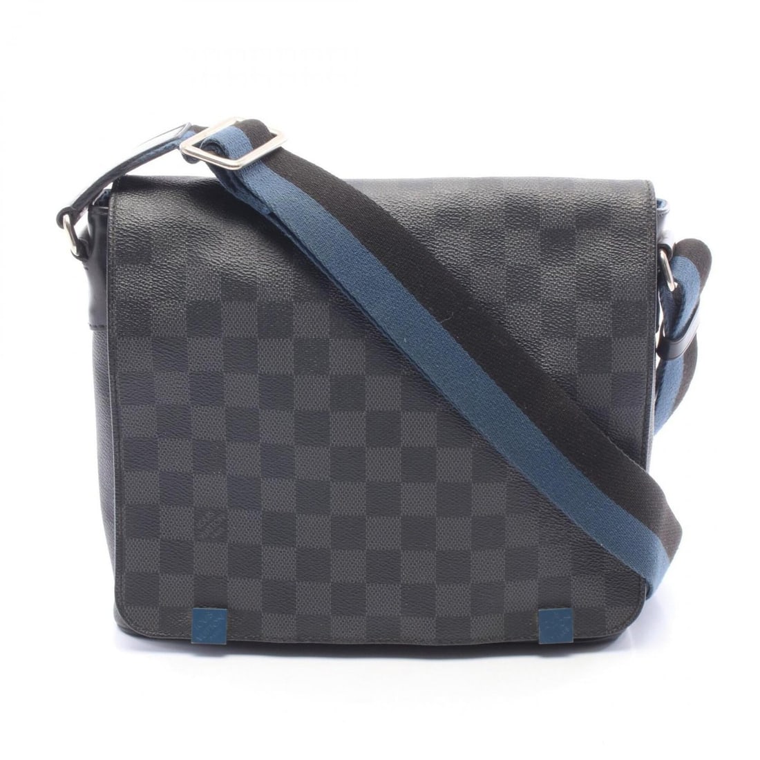 Louis Vuitton District PM NM Damier Graphite Shoulder Bag/Handbag, Coated Canvas Leather, Men's, (1 of 13)