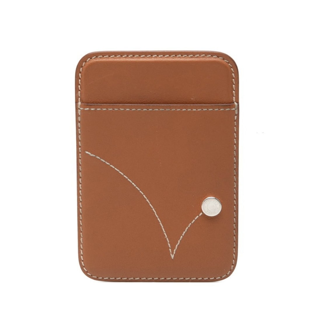 Hermes Eman Le Bon Business Card Holder/Card Case with Magsafe Compatible, W Stamp, Brown Veau Swift: --- Catalog ---Category: DesignType: Card caseColor: BrownGender: WomenMaterial: Swift leather Category: GeneralBrand: HermesCategory: Physical PropertiesSize (HxWxD): 9.5cm x 6.5cm x 5mm / 3.74'' x 2