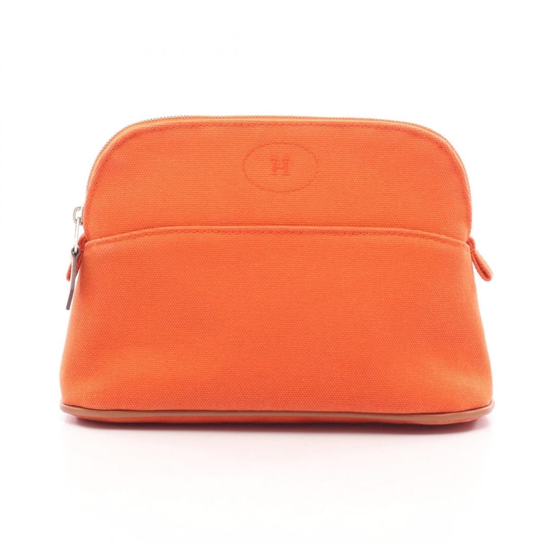 Hermes Bolide Pouch 20 Mini Orange Feu Handbag Canvas Women's: --- Catalog ---Category: SizeSize (HxWxD): 13cm x 20cm / 5.11'' x 7.87''Category: DesignType: Handbag, PouchColor: OrangeGender: WomenMaterial: Canvas Hardware Color: SilverCategory: GeneralBrand: Her