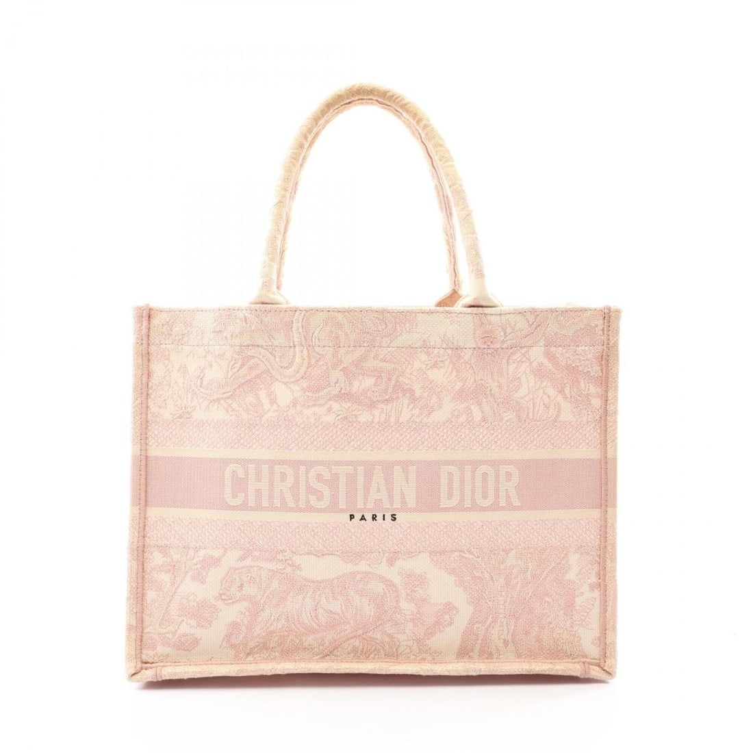 Christian Dior Dior BOOK TOTE Medium Tote Bag Handbag Canvas Women's Ivory/Pink: --- Catalog ---Category: SizeSize (HxWxD): 27cm x 36cm x 14cm / 10.62'' x 14.17'' x 5.51''Handle Length: 42cm / 16.53''Category: DesignType: Handbag, Tote bagColor: Ivory, PinkGender: WomenMaterial: C
