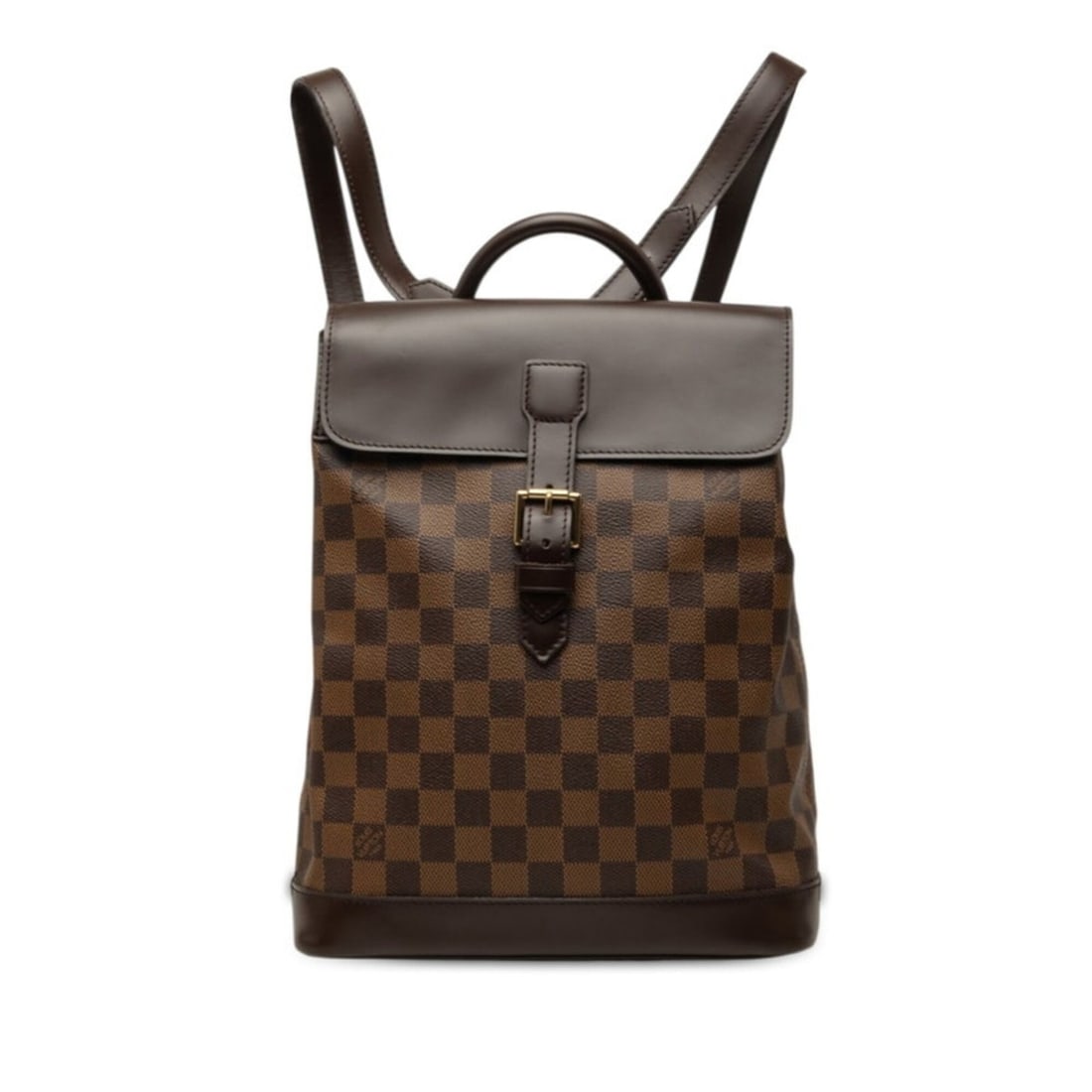 Louis Vuitton Damier Soho Backpack N51132 Brown Leather Women's LOUIS VUITTON (1 of 7)