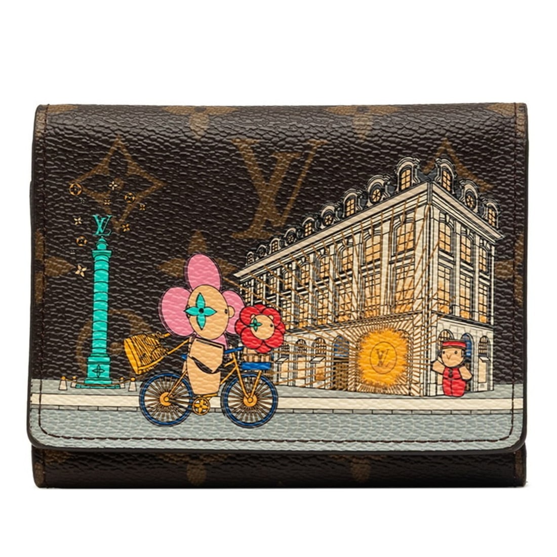 Louis Vuitton Monogram Vivienne Portefeuille Victorine Tri-fold Wallet Compact M81638 Brown Pink: --- Catalog ---Category: SizeSize (HxWxD): 9.5cm x 12cm x 2cm / 3.74'' x 4.72'' x 0.78''Category: DesignType: Wallet (tri-fold)Color: Brown, PinkGender: WomenMaterial: PVC Category: GeneralLine: Monog