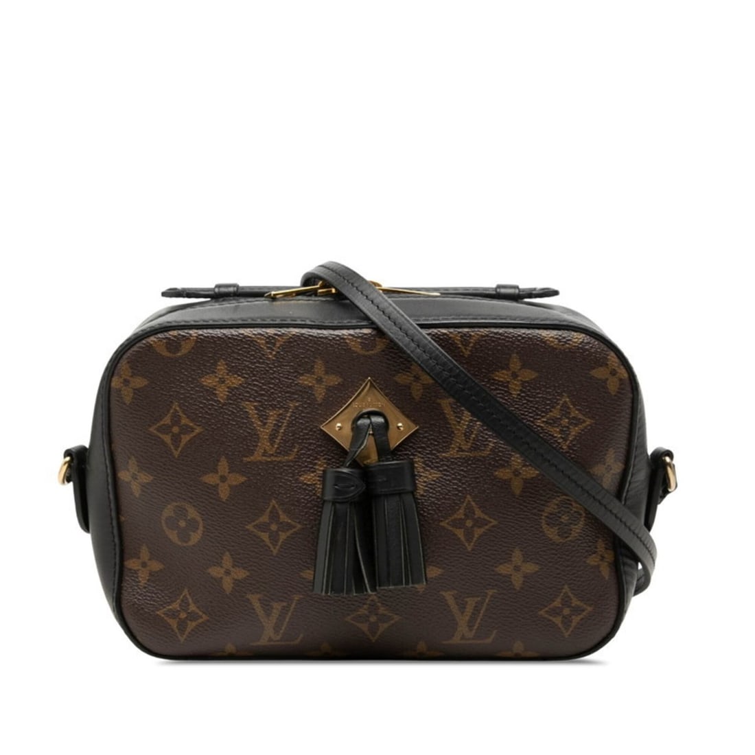 Louis Vuitton Monogram Saint-Onge Handbag/Shoulder Bag 2-Way M43555 Noir Black Brown Leather Women's: --- Catalog ---Category: SizeStrap Drop: 56cm / 22.04''Handle Drop: 3.00cm / 1.18''Size (HxWxD): 14cm x 22cm x 7cm / 5.51'' x 8.66'' x 2.75''Category: DesignType: Handbag, Shoulder bagColor: Black, Br