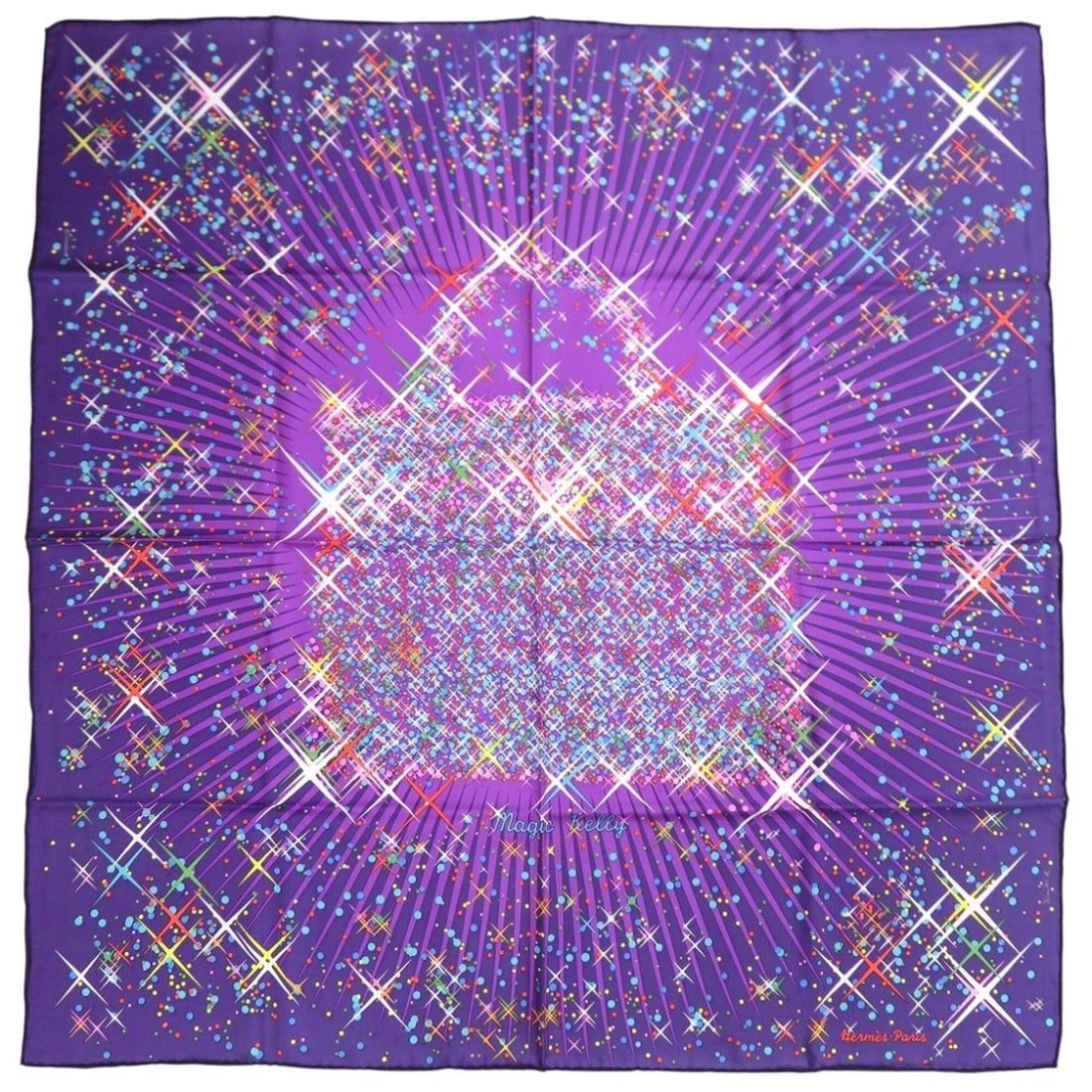Hermes Carre 90 Magic Kelly 002640S05 Silk Purple Scarf Muffler 0657HERMES: --- Catalog ---Category: DesignType: ScarfColor: Purple, WhiteGender: WomenMaterial: Silk Category: GeneralMPN: 002640S05Brand: HermesCountry of Origin: France--- Item List ---Section: ConditionRankin