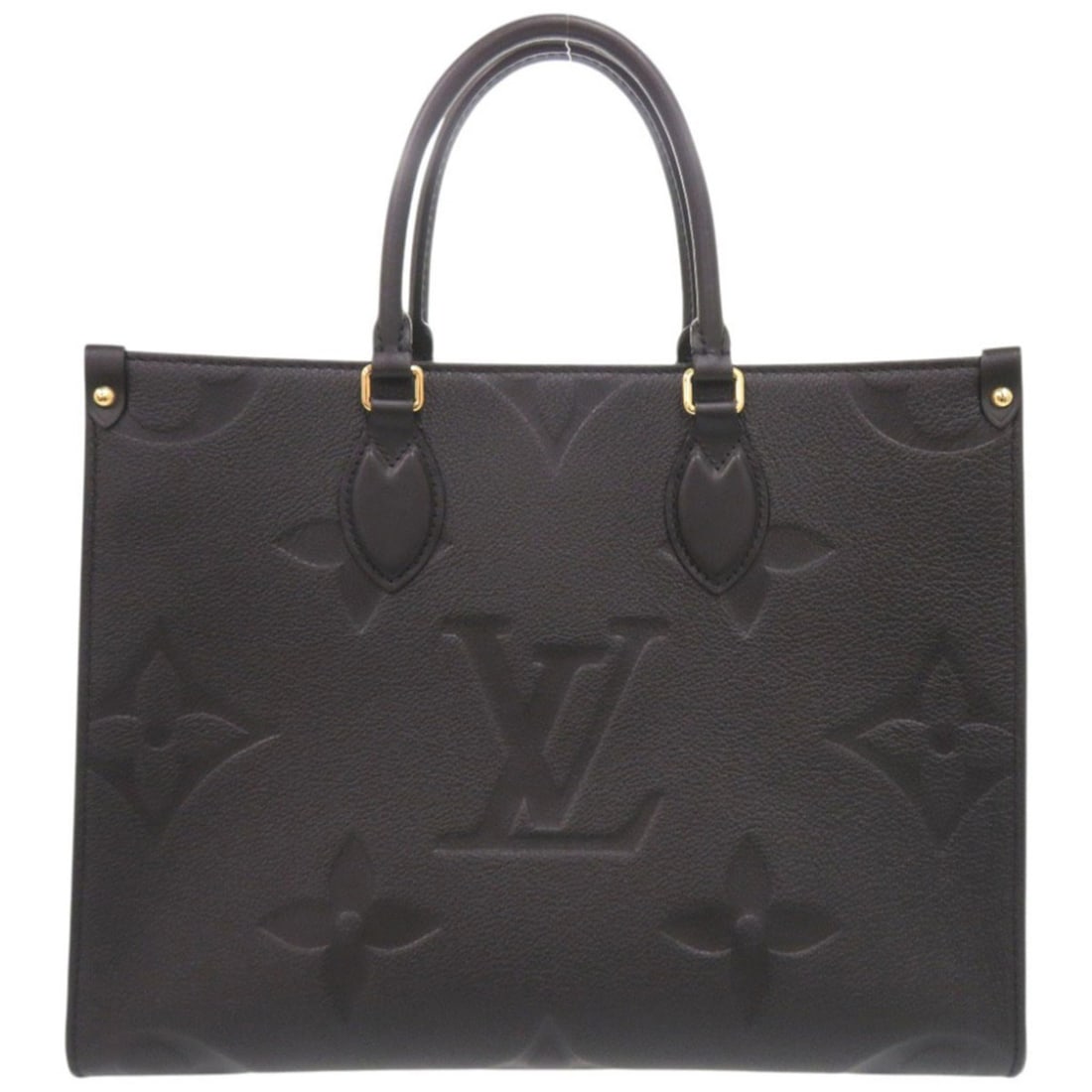 Louis Vuitton OnTheGo MM Monogram Empreinte M45595 Noir 2-Way Tote Bag Black LV 0142 LOUIS VUITTON: --- Catalog ---Category: SizeSize (HxWxD): 26cm x 34cm x 14cm / 10.23'' x 13.38'' x 5.51''Category: DesignType: Tote bagColor: Black, NoirGender: WomenMaterial: Monogram Empreinte Category: GeneralMPN