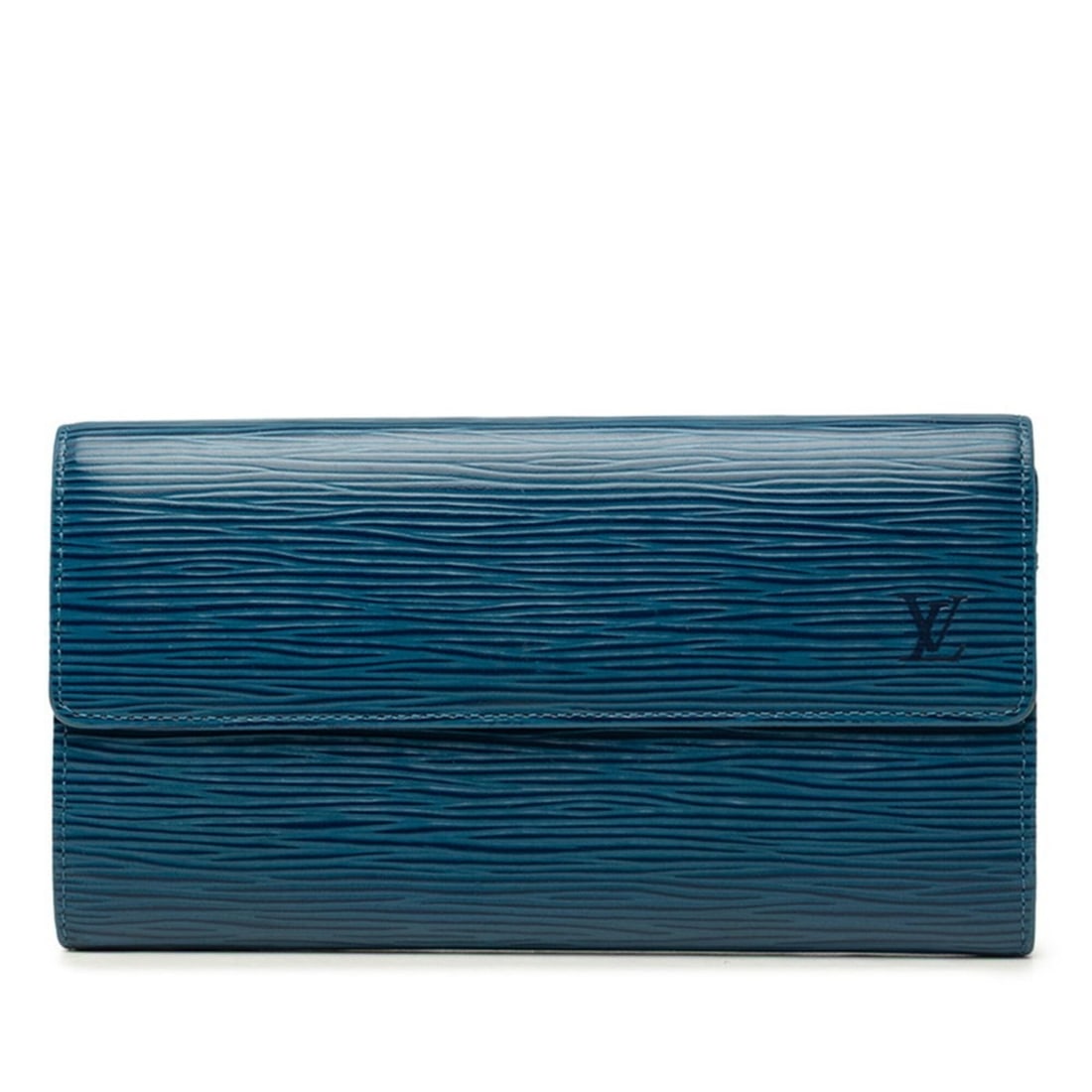 Louis Vuitton Epi Pochette Portemonnaie Credit Long Wallet M63575 Toledo Blue Leather Women's LOUIS: --- Catalog ---Category: SizeSize (HxWxD): 10.5cm x 19cm x 2.5cm / 4.13'' x 7.48'' x 0.98''Category: DesignType: Long wallet (bi-fold)Color: Toledo blueGender: WomenMaterial: Leather Category: General