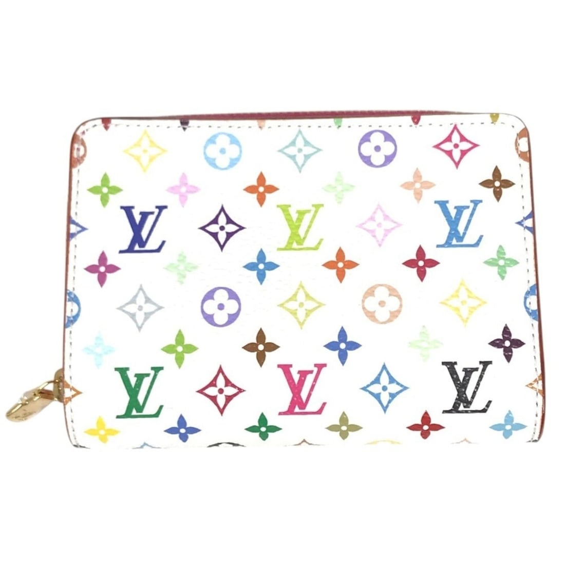 LOUIS VUITTON M14093 Monogram Multicolor Takashi Murakami LV x TK Portefeuille Lou Compact Wallet: --- Catalog ---Category: SizeSize (HxWxD): 8cm x 11.5cm / 3.14'' x 4.52''Category: DesignType: Wallet (bi-fold)Color: Pink, WhiteGender: Men,WomenMaterial: Monogram Multicolore Category: GeneralMPN: M