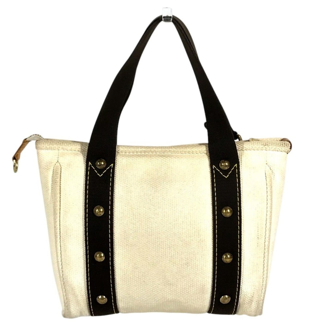 LOUIS VUITTON M40039 Antigua Cabas PM Tote Bag, Handbag, Cotton, Men's/Women's, White: --- Catalog ---Category: SizeSize (HxWxD): 21cm x 22cm x 6cm / 8.26'' x 8.66'' x 2.36''Category: DesignType: Handbag, Tote bagColor: Brown, WhiteGender: Men,Women,UnisexMaterial: Cotton Category: Gene