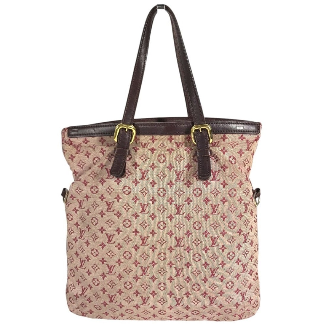 LOUIS VUITTON M92210 Monogram Mini Françoise Shoulder Bag, 2-Way Handbag, Flat Tote Canvas,: --- Catalog ---Category: SizeSize (HxWxD): 30cm x 29cm x 2cm / 11.81'' x 11.41'' x 0.78''Category: DesignType: Handbag, Tote bagColor: Cerise, Red colorGender: WomenMaterial: Monogram Mini Category: G