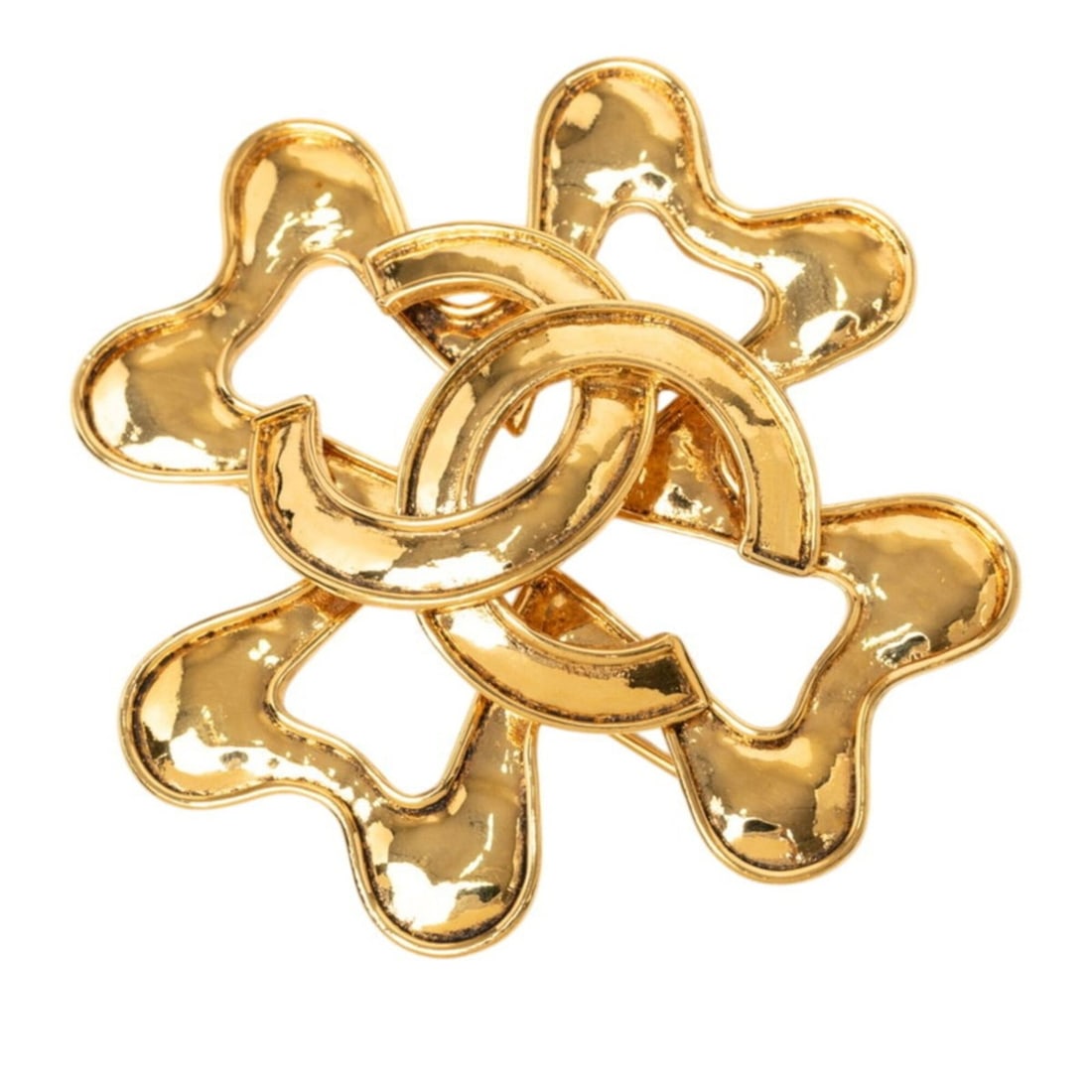 Chanel Coco Mark Vintage Brooch 94P Gold Plated Women's CHANEL: --- Catalog ---Category: SizeSize (HxWxD): 6.28cm x 6.66cm / 2.47'' x 2.62''Category: DesignType: BroochColor: GoldGender: WomenCategory: GeneralBrand: Chanel--- Item List ---Section: ConditionRanking
