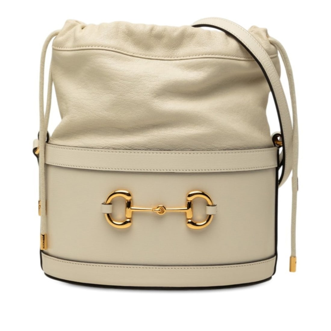 Gucci Horsebit 1955 Crossbody Shoulder Bag Bucket 602118 White Leather Women's GUCCI: --- Catalog ---Category: SizeStrap Drop: 57cm / 22.44''Size (HxWxD): 24cm x 22.5cm x 12.5cm / 9.44'' x 8.85'' x 4.92''Category: DesignType: Shoulder bagColor: WhiteGender: WomenMaterial: Leather Categ