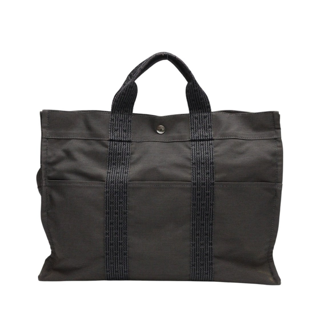 Hermes HERMES Tote Bag Handbag Canvas Herline MM Nylon 100951M Gray: --- Catalog ---Category: SizeSize (HxWxD): 32cm x 43cm x 10cm / 12.59'' x 16.92'' x 3.93''Category: DesignType: Handbag, Tote bagColor: GrayGender: Men,WomenMaterial: Nylon , Polyester Category: