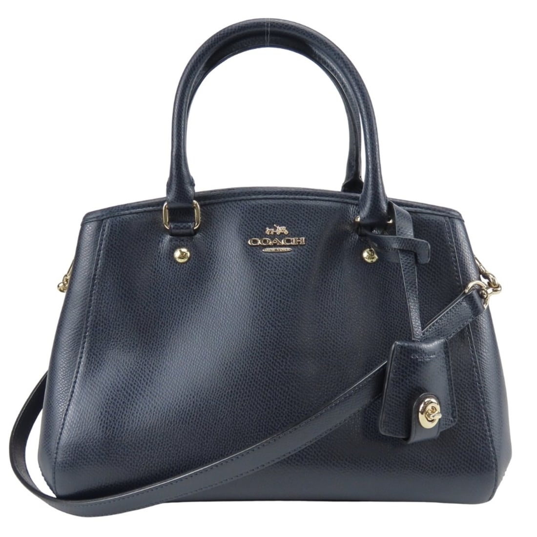 Coach handbag F34835 Leather Navy Gold hardware Crossbody Mini Shoulder bag for women COACH: --- Catalog ---Category: SizeSize (HxWxD): 19cm x 27cm x 12.5cm / 7.48'' x 10.62'' x 4.92''Category: DesignType: HandbagColor: NavyGender: WomenMaterial: Leather Category: GeneralMPN: F34835Brand: