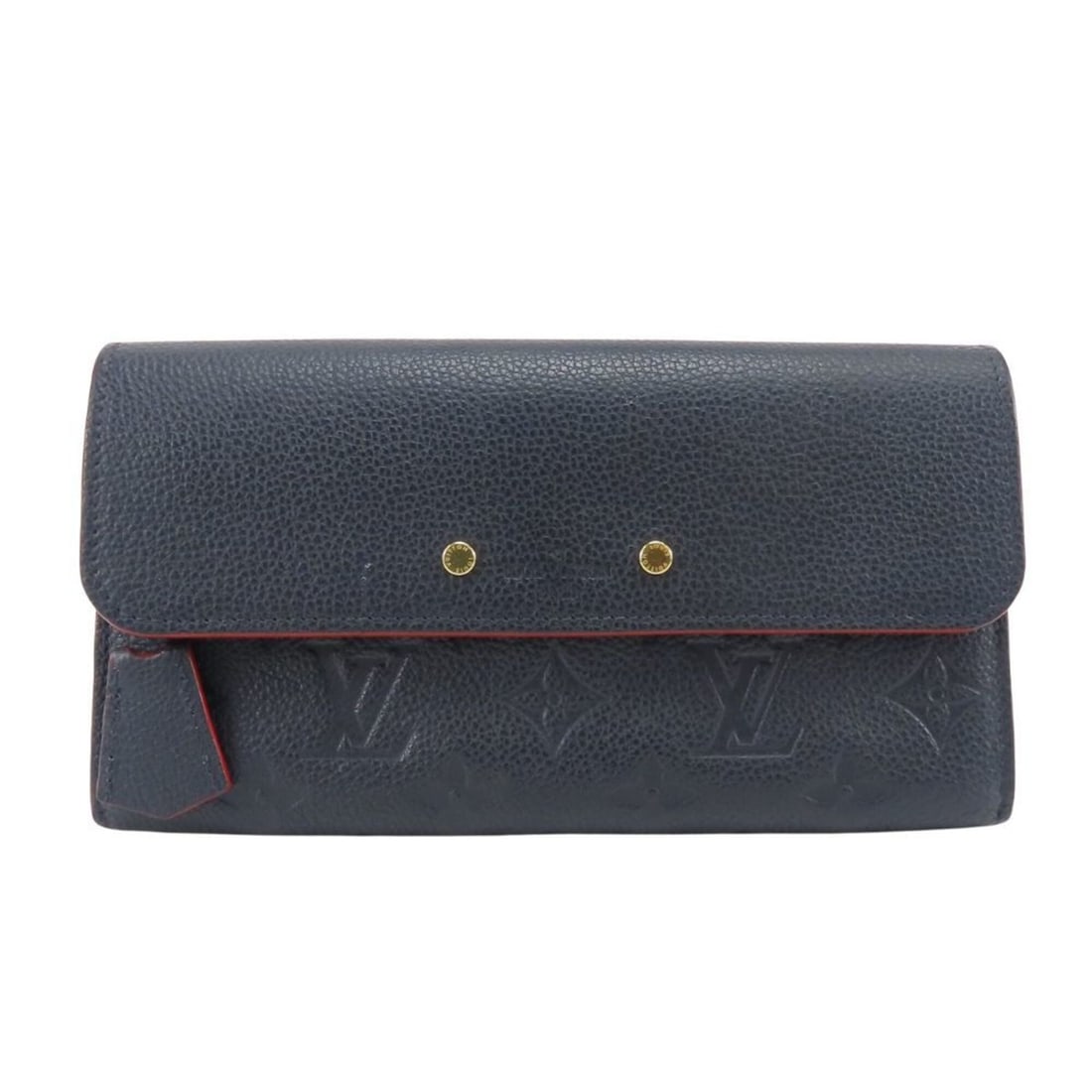 Louis Vuitton Portefeuille Pont Neuf Long Wallet M62127 Monogram Empreinte Marine Rouge Bi-fold: --- Catalog ---Category: SizeSize (HxWxD): 10cm x 18cm x 3cm / 3.93'' x 7.08'' x 1.18''Category: DesignType: Long wallet (bi-fold)Color: Galle, Marine rougeGender: WomenMaterial: Monogram Empreinte