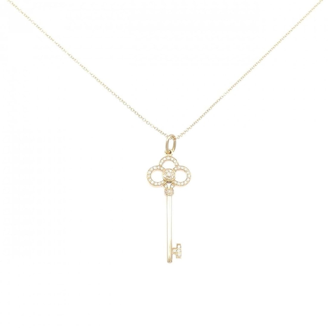 Tiffany Crown Key Necklace: --- Catalog ---Category: SizePendant Size: 39.9mm x 13.5mm / 1.57'' x 0.53''Neck Circumference: 41 cm / 16.14''Category: DesignGender: WomenMaterial: Pink gold (18K)Pendant Type: PendantNecklace