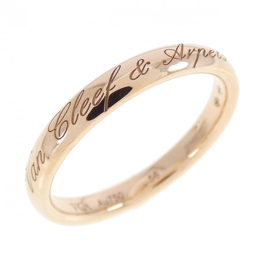 Van Cleef & Arpels Signature Ring: --- Catalog ---Category: SizeJP Size: 8US Size: 56Category: DesignType: Band ringGender: WomenMaterial: Pink gold (18K)Category: GeneralMPN: VCARP5MT00Brand: Van Cleef & Arpels--- Item List
