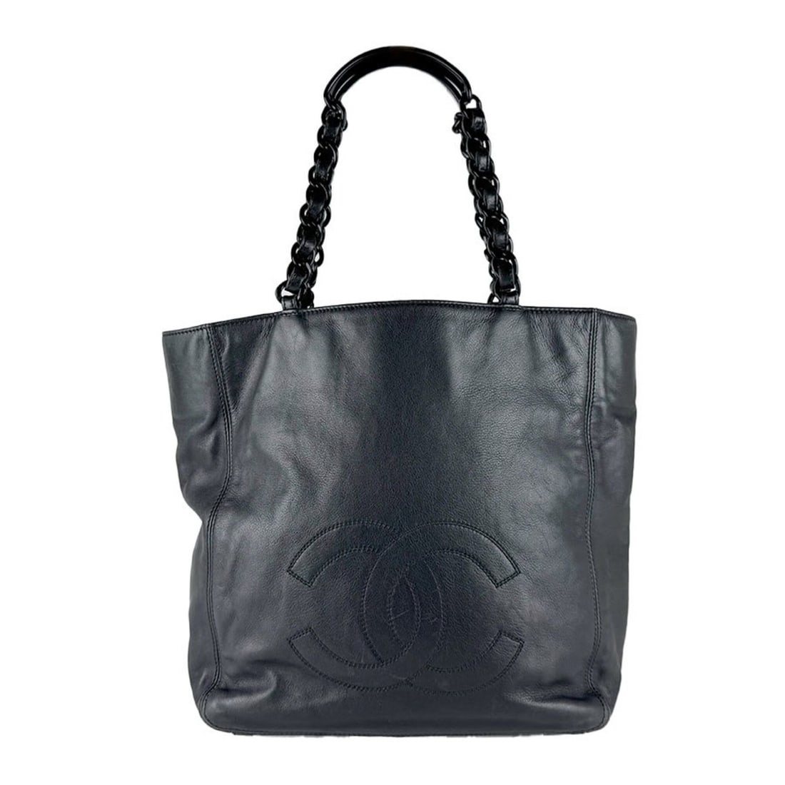 Chanel CHANEL Handbag Leather Black Women's z10891: --- Catalog ---Category: SizeSize (HxWxD): 29cm x 28cm x 13cm / 11.41'' x 11.02'' x 5.11''Category: DesignType: HandbagColor: BlackGender: WomenMaterial: Leather Category: GeneralBrand: ChanelCountry 