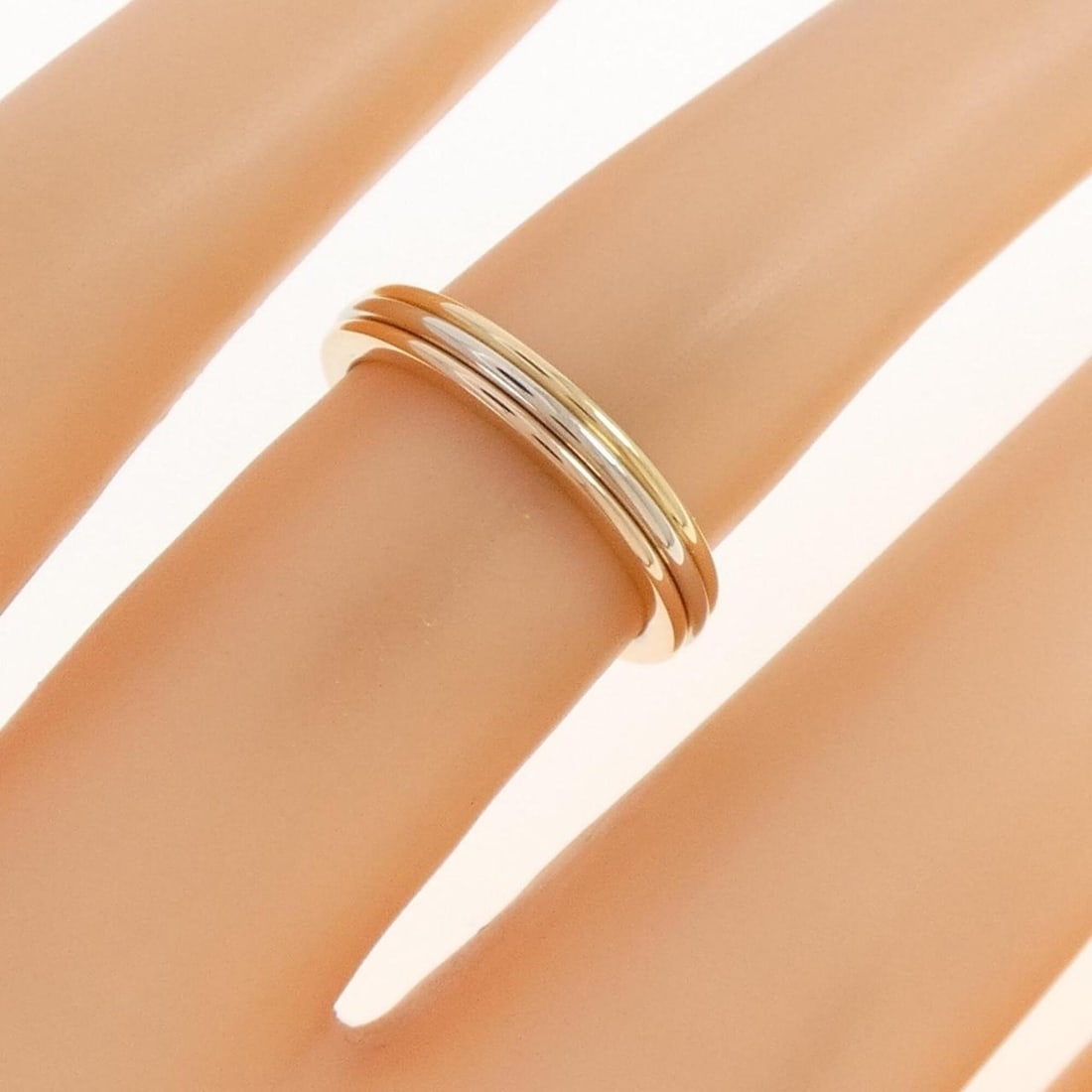 Cartier Three Gold Wedding Ring - 4