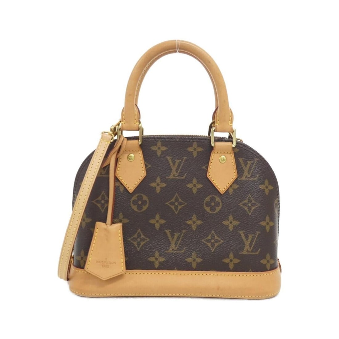 Louis Vuitton Monogram Alma BB M53152 Handbag: --- Catalog ---Category: SizeSize (HxWxD): 17cm x 23cm x 11cm / 6.69'' x 9.05'' x 4.33''Category: DesignType: HandbagColor: MarronGender: Men,WomenMaterial: Coated canvas Hardware Color: GoldCategory: