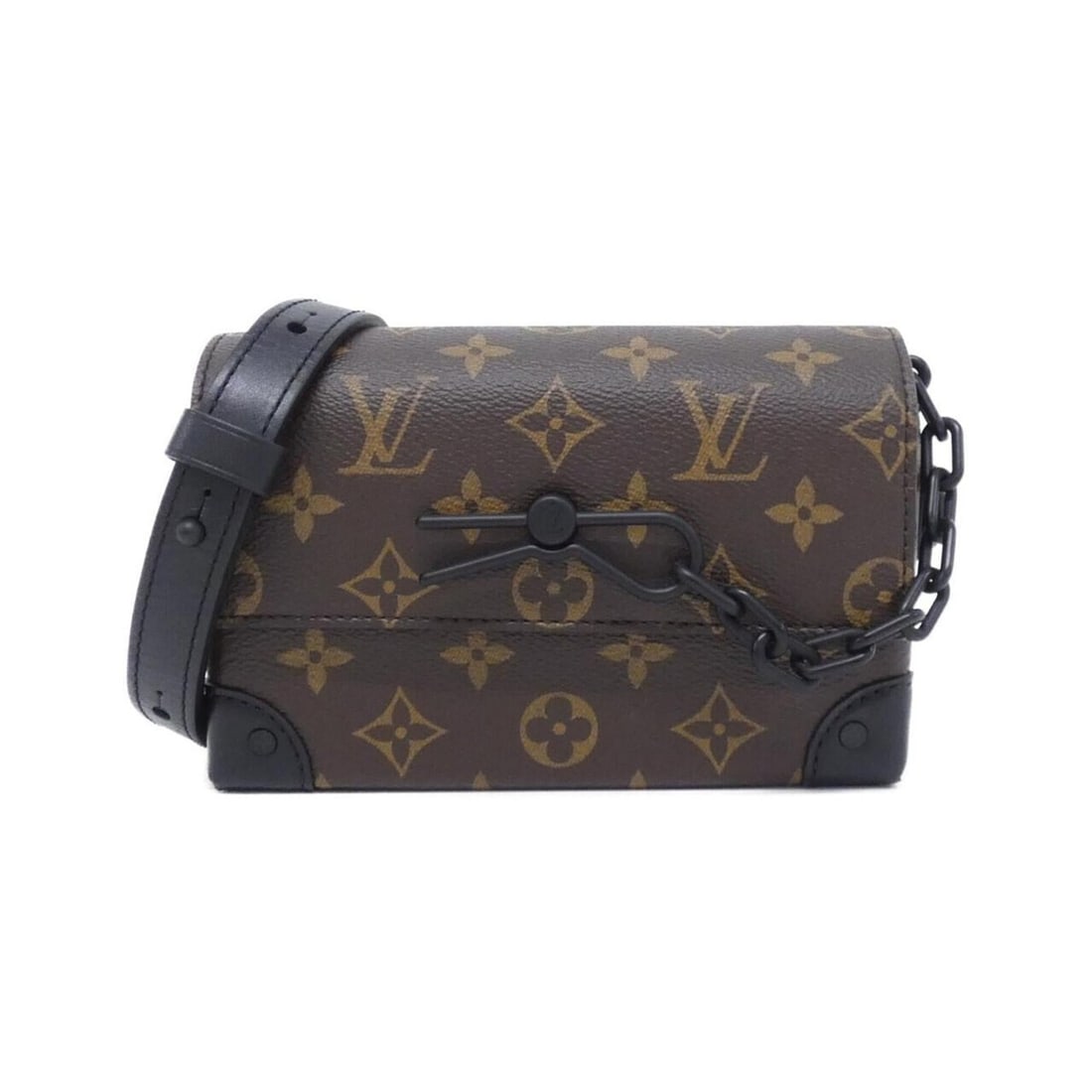 Louis Vuitton Monogram Macassar Steamer Wearable Wallet M83613 Shoulder Bag: --- Catalog ---Category: SizeSize (HxWxD): 11cm x 18cm x 7cm / 4.33'' x 7.08'' x 2.75''Category: DesignType: Shoulder bagColor: Black, MarronGender: MenMaterial: Coated canvas Category: GeneralMPN: M8