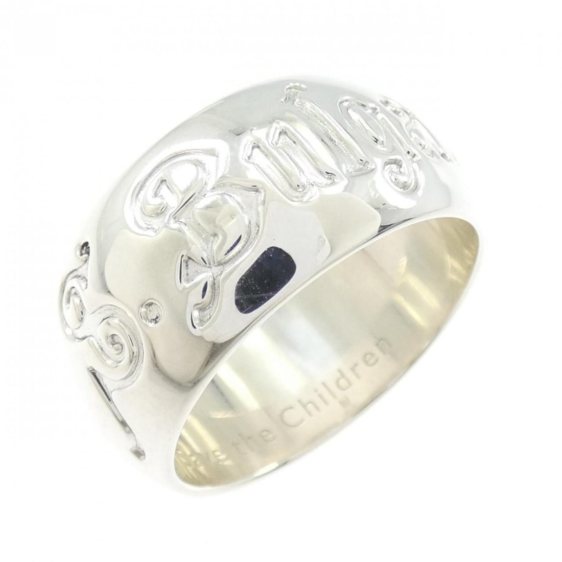 Bvlgari Save the Children Ring: --- Catalog ---Category: SizeUS Size: 7.5Brand Size: 55Category: DesignType: Band ringColor: SilverGender: WomenMaterial: Silver 925Category: GeneralBrand: Bvlgari--- Item List ---Section: