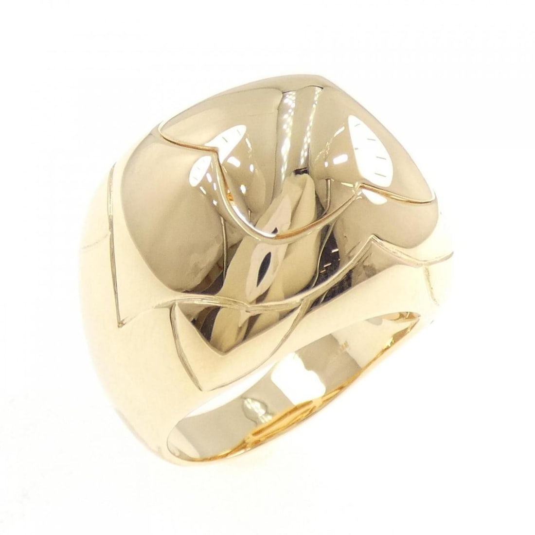 Bvlgari Pyramide Ring: --- Catalog ---Category: SizeJP Size: 12US Size: 6.5Category: DesignType: Band ringColor: Yellow goldGender: WomenMaterial: Yellow gold (18K)Category: GeneralBrand: Bvlgari--- Item List ---Section: