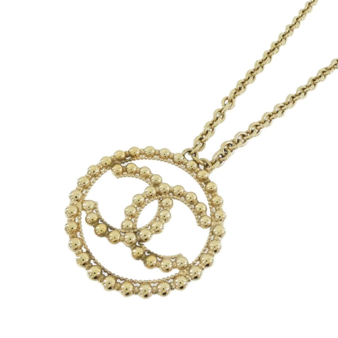Chanel AB7796 Necklace: --- Catalog ---Category: SizePendant Size: 60mm x 60mm / 2.36'' x 2.36''Neck Circumference: 69 cm - 76 cm / 27.16'' - 29.92''Category: DesignColor: GoldGender: WomenNecklace Type: NecklaceCategory: