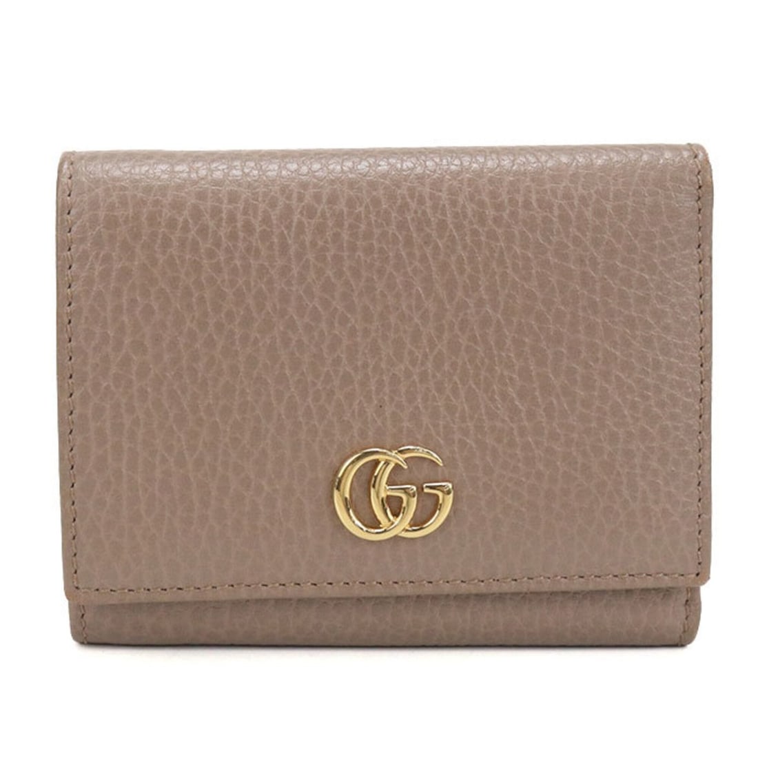 GUCCI Gucci Tri-fold Wallet 474746 GG Marmont Women's Brown: --- Catalog ---Category: SizeSize (HxWxD): 8.5cm x 10.5cm x 2.5cm / 3.34'' x 4.13'' x 0.98''Category: DesignType: Wallet (tri-fold)Color: BrownGender: WomenMaterial: Leather Category: GeneralMPN: 4747